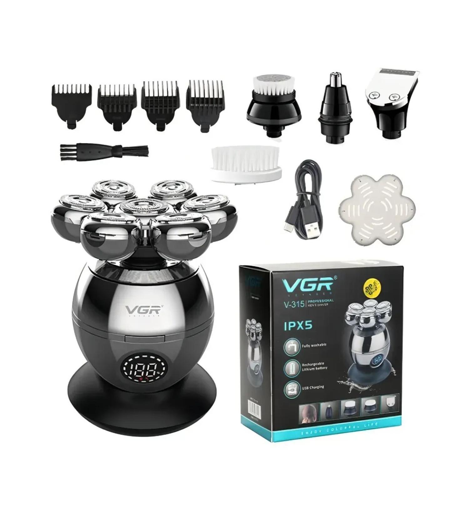 Set for shaving and haircuts of 5V1 VGR V-315 with a charging base - Buy Online on GoSupps.com