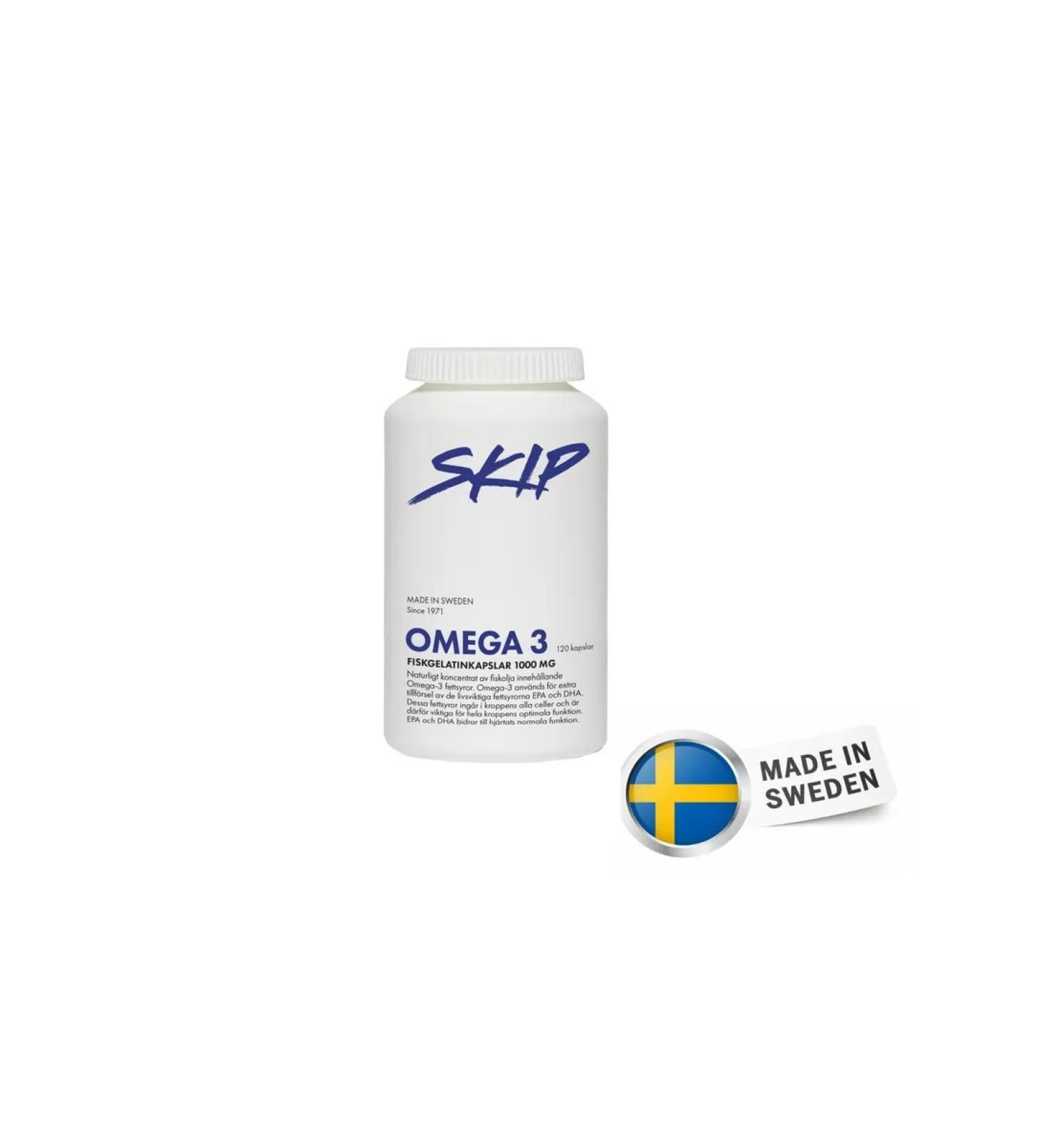 Sana-Sol Omega-3 1000 mg 120 SKIP capsules (Sweden)