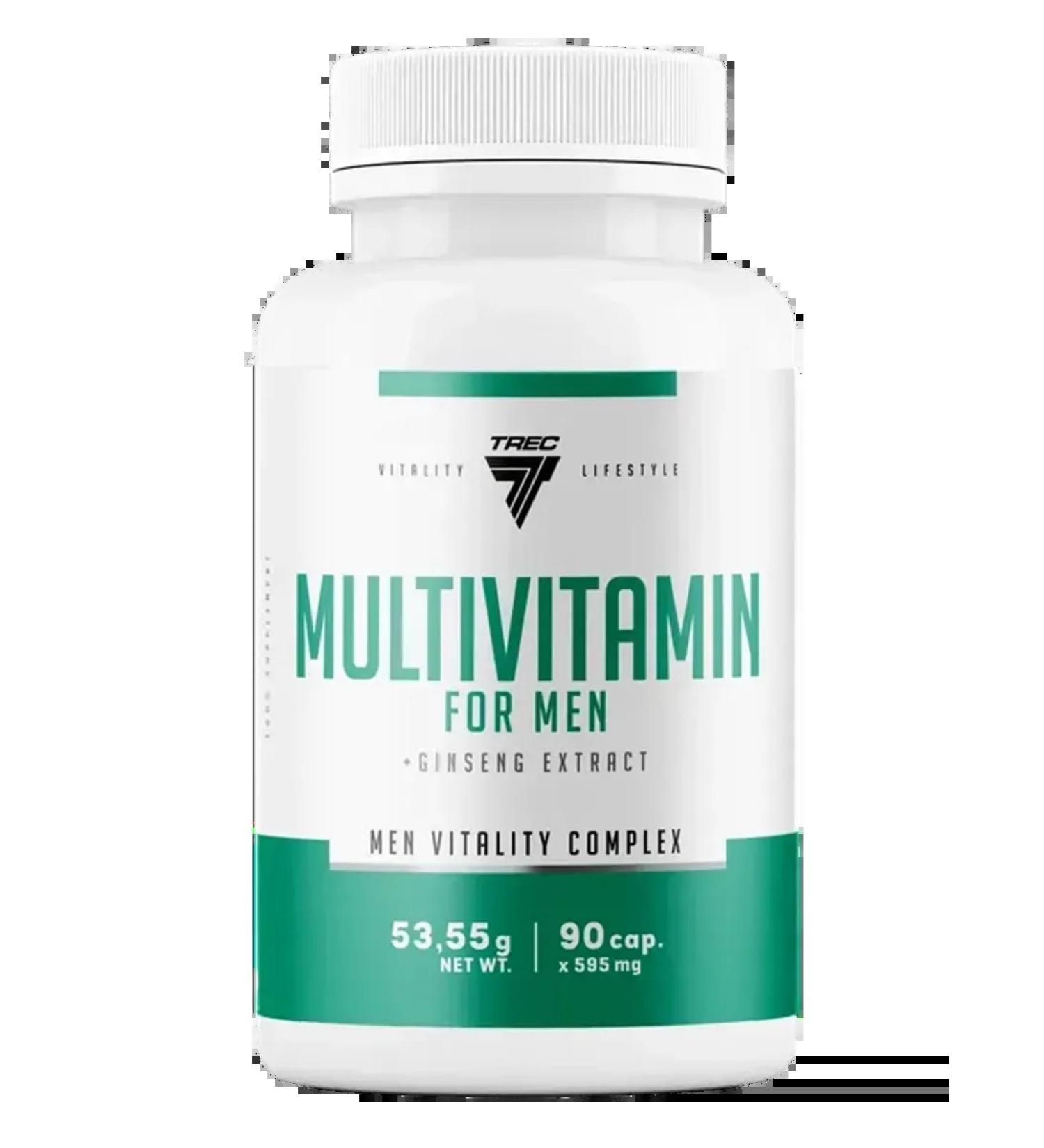 Trec Nutrition Vitamins for men TREC Multivitamin for Men 90 Caps - Buy Online on GoSupps.com