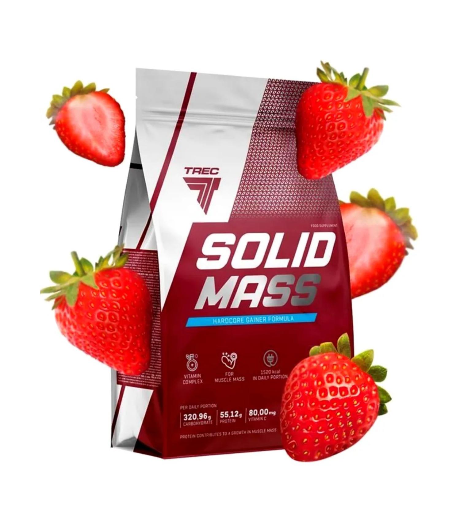 Trec Nutrition Heiner Solid Mass for recruiting strawberries 1 kg - Buy Online on GoSupps.com