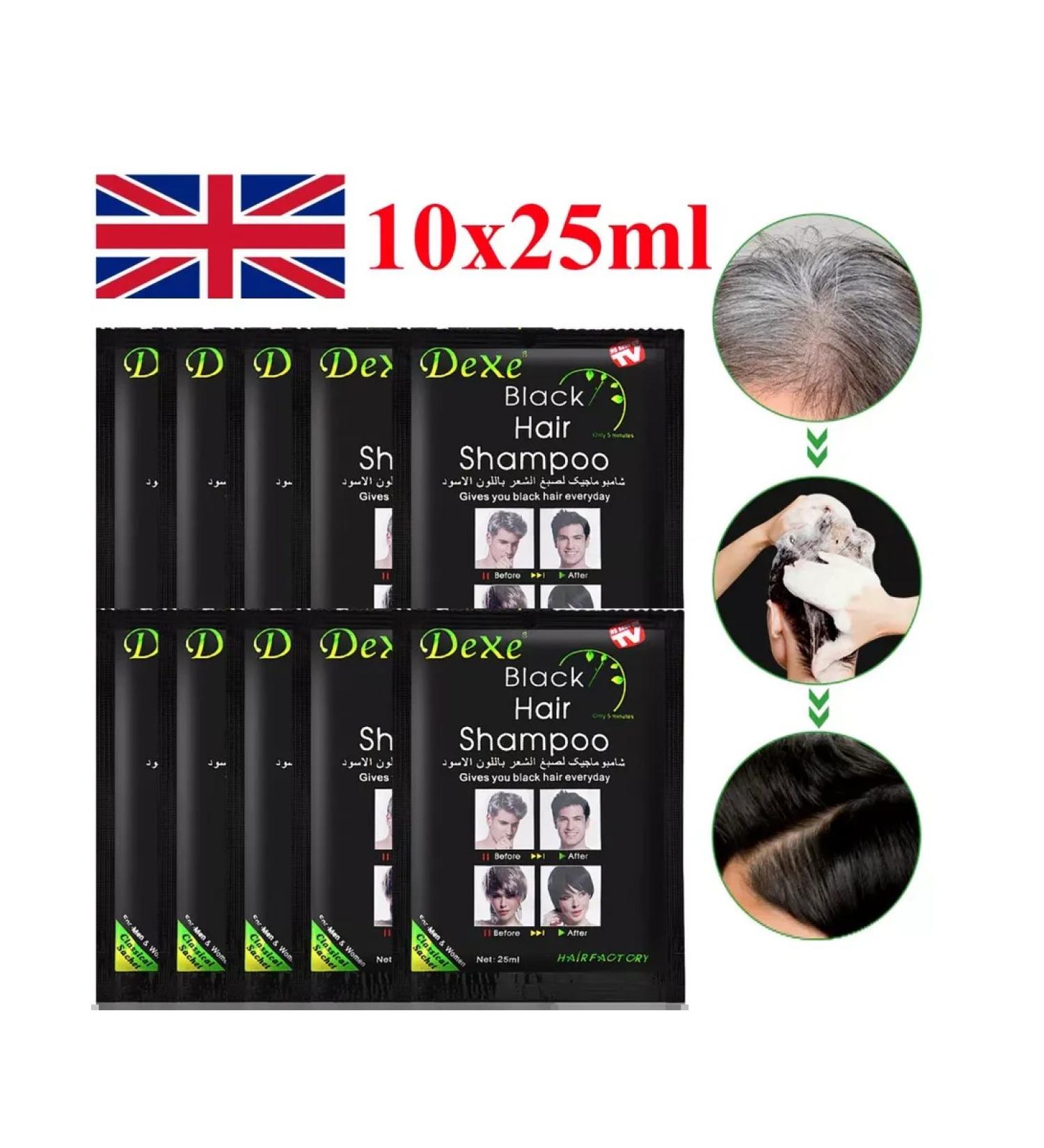 Dexe Hair shampoo and beard shampoo yellow 10*25ml - Buy Online on GoSupps.com