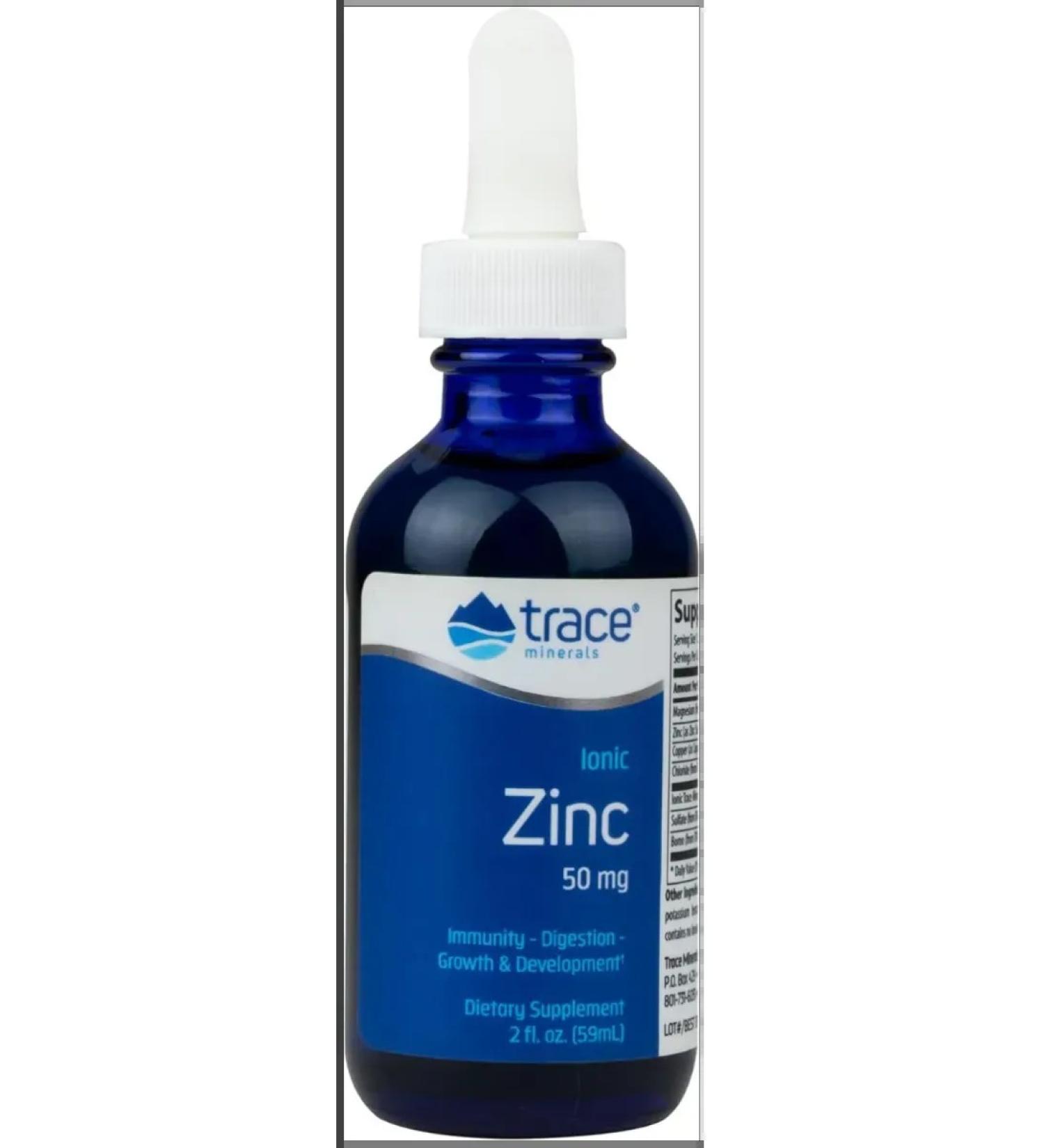 Trace Minerals Ionic Zinc 50 Mg 59 ML (ion zinc) - Buy Online on GoSupps.com