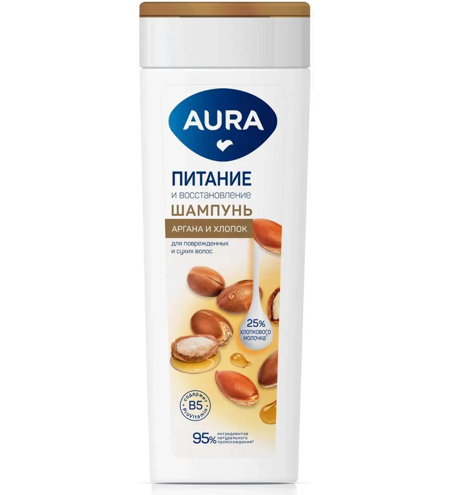 Aura Shampoo power and restoration for dry hair 380 ml - Buy Online on GoSupps.com