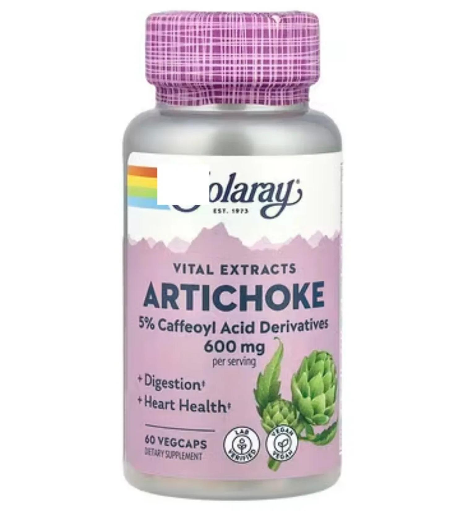 iHerb Artichoke 600 mg Artichok 600 mg 60 capsules