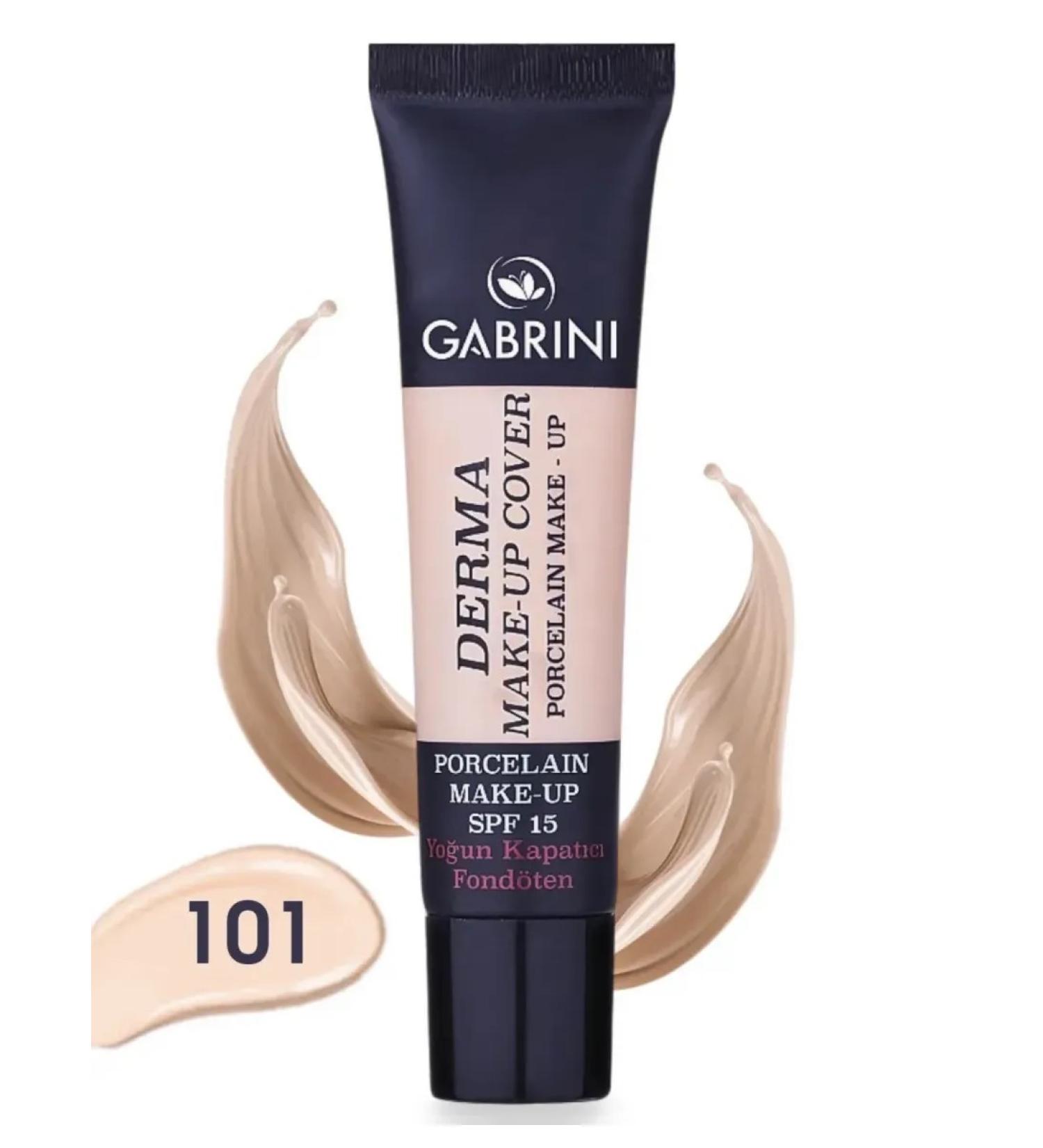 GABRINI Derma SPF 15 tonal cream tone 101 light - Buy Online on GoSupps.com