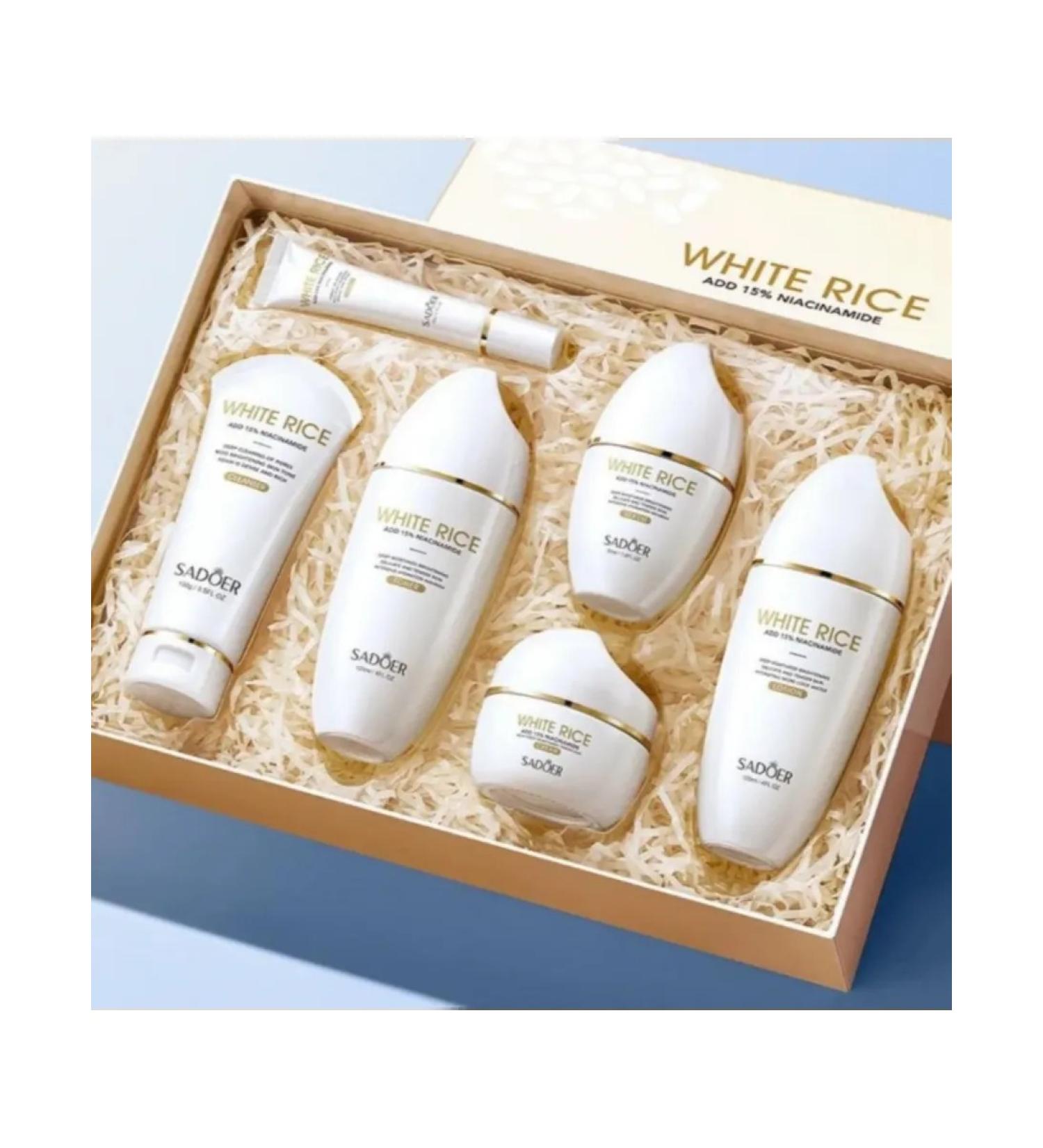 Cosmetics set Set for lightening and moisturizing the skin with rice 6B1 - Buy Online on GoSupps.com