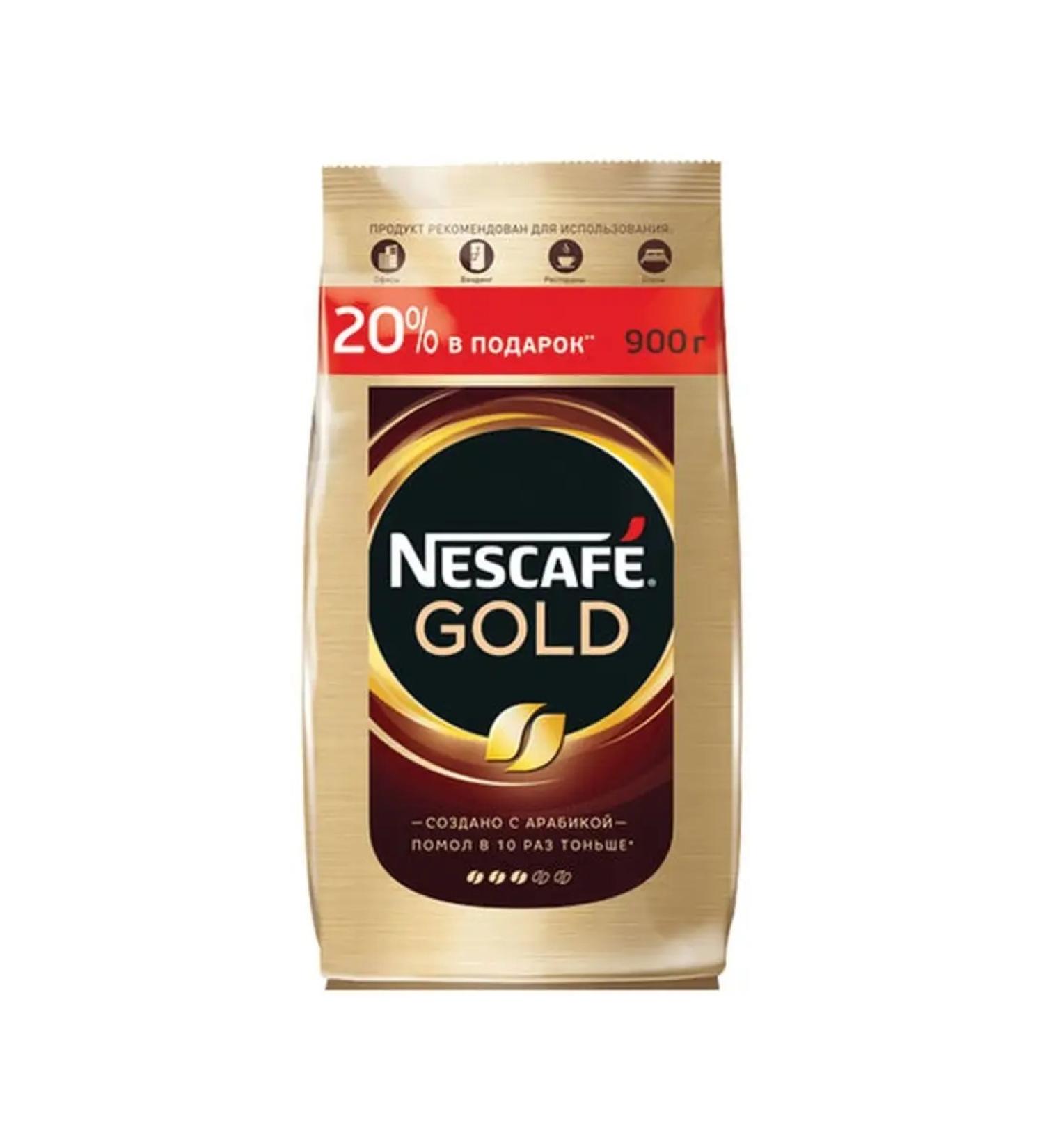 Nescafe Gold Ground coffee in a soluble 900 g 1 piece - Buy Online on GoSupps.com