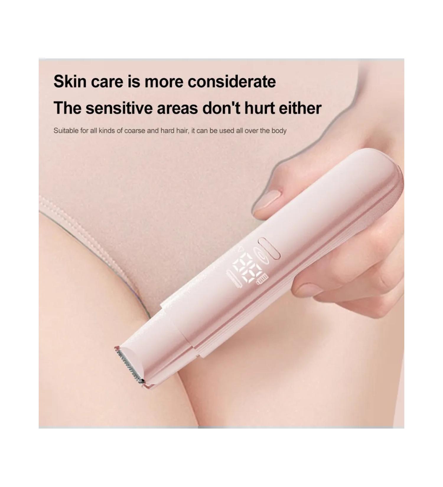 2B1 electric trimmer and a razor for the face and body pink - Buy Online on GoSupps.com