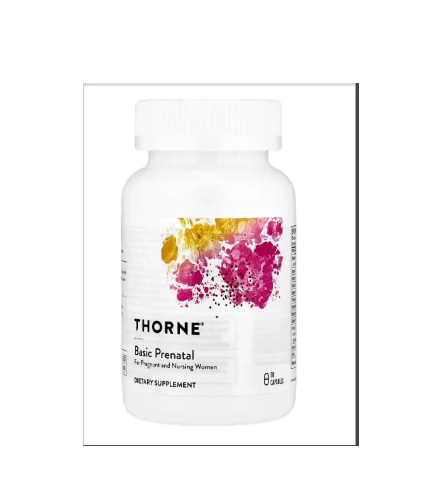 Thorne Research Multivitamins for pregnant women Basic Prenatal 90 capsules