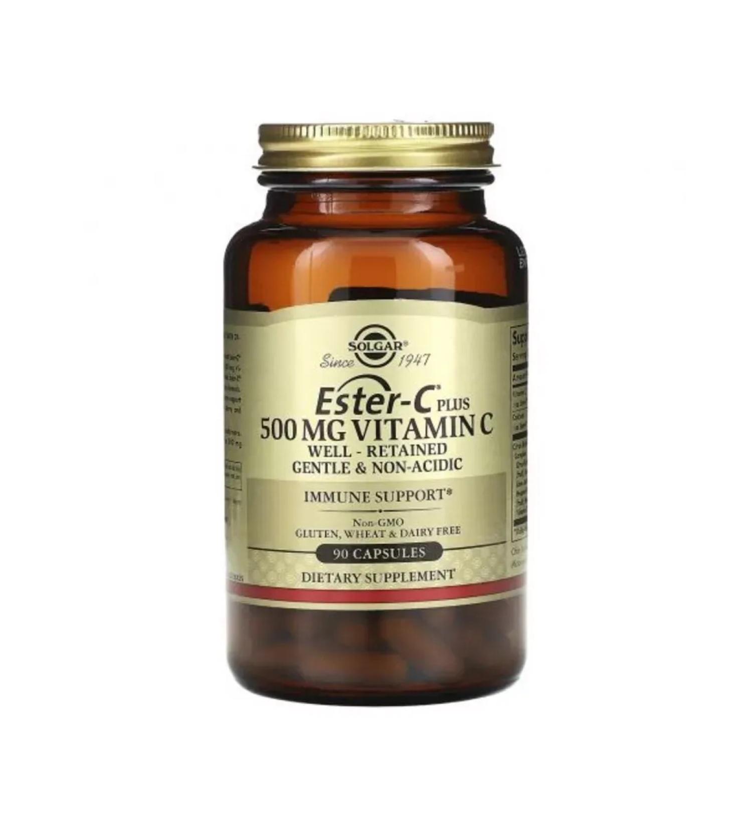 SOLGAR Ester-C Plus antioxidants 500 mg 90 capsules