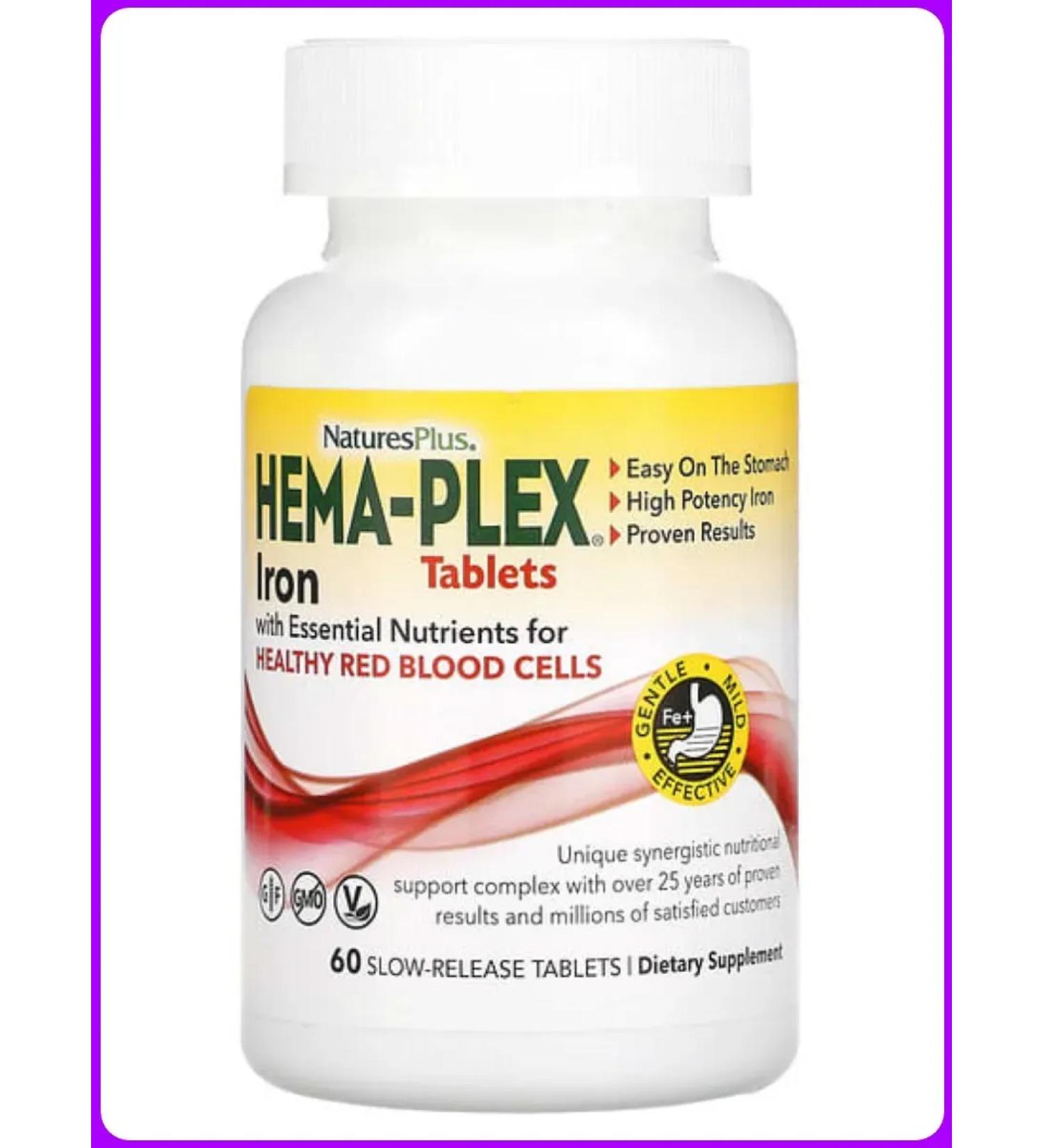 NaturesPlus Iron 60 tablets