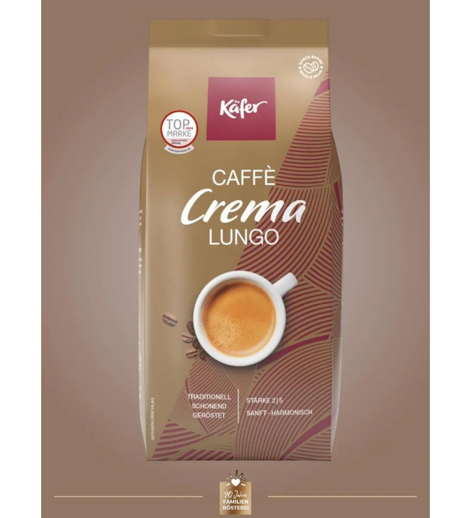 minges Natural coffee fried in Kafer Cafe Crema Lungo grains - Buy Online on GoSupps.com