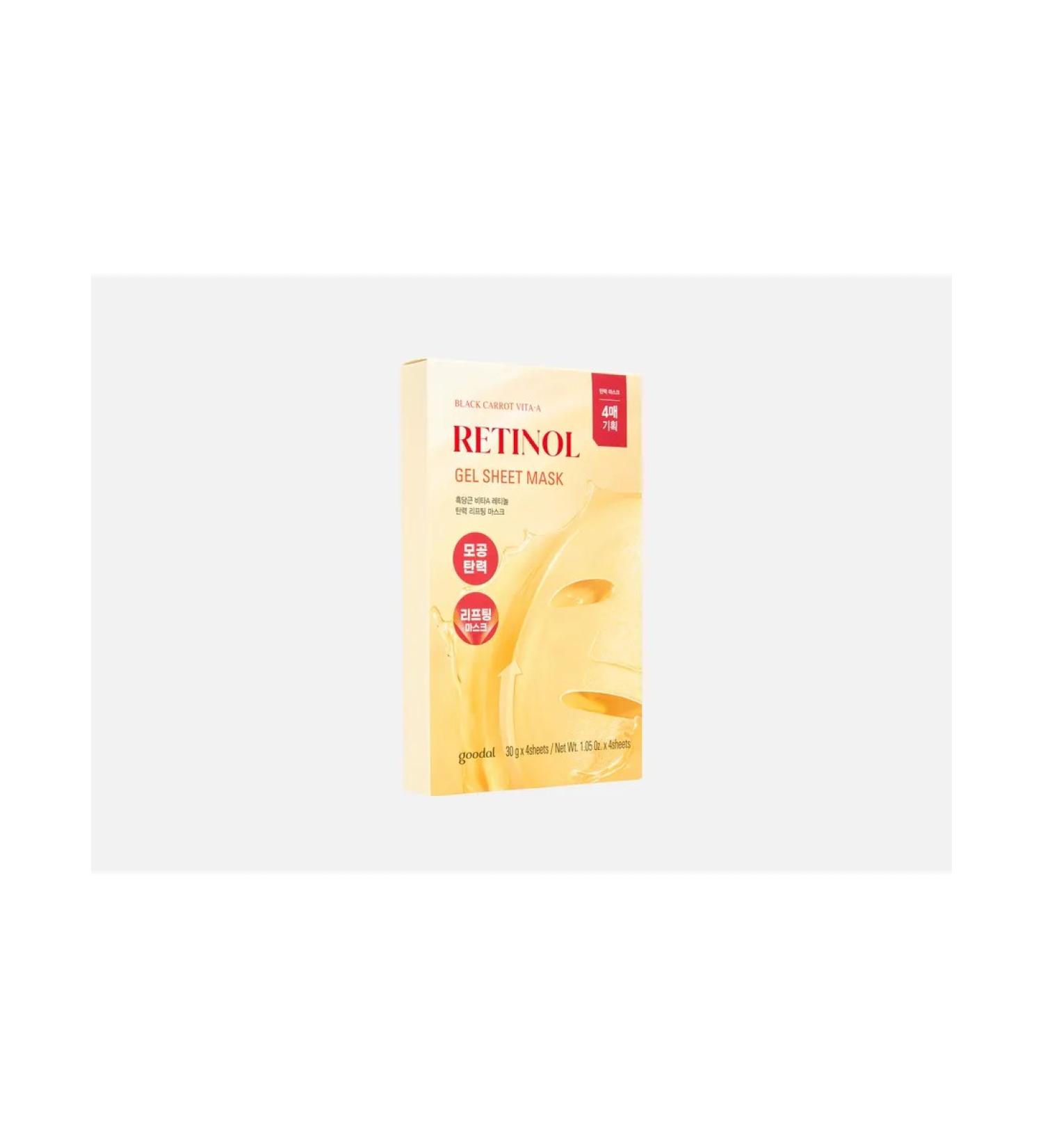 GOODAL A set of fabric masks for elastic face skin Black Carrot VI - Buy Online on GoSupps.com