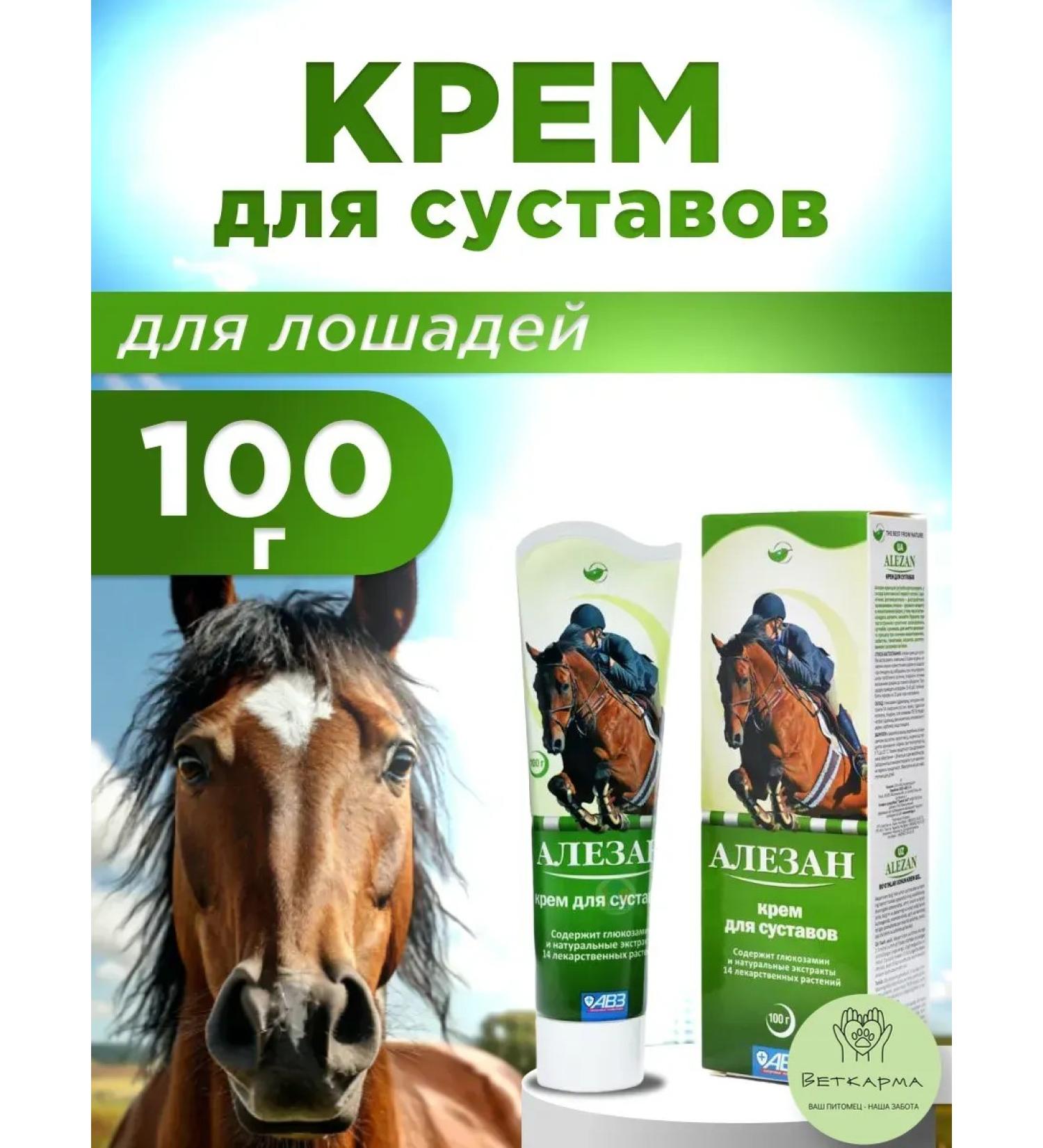 AVZ Alezan horses cream for joints 100 g - Buy Online on GoSupps.com