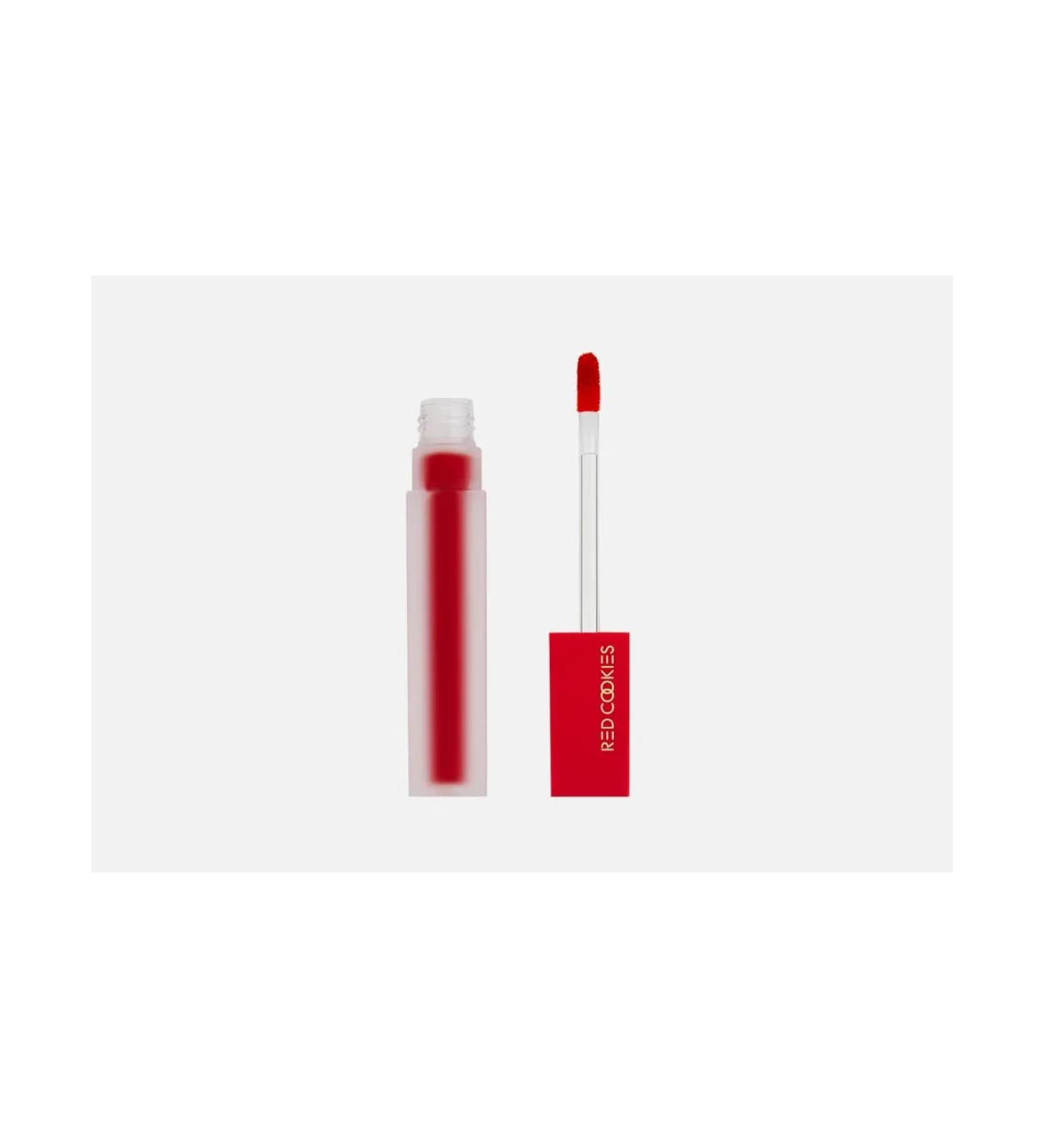 Red Cookies Liquid lipstick Brownie Velvet Lip Tint - Buy Online on GoSupps.com