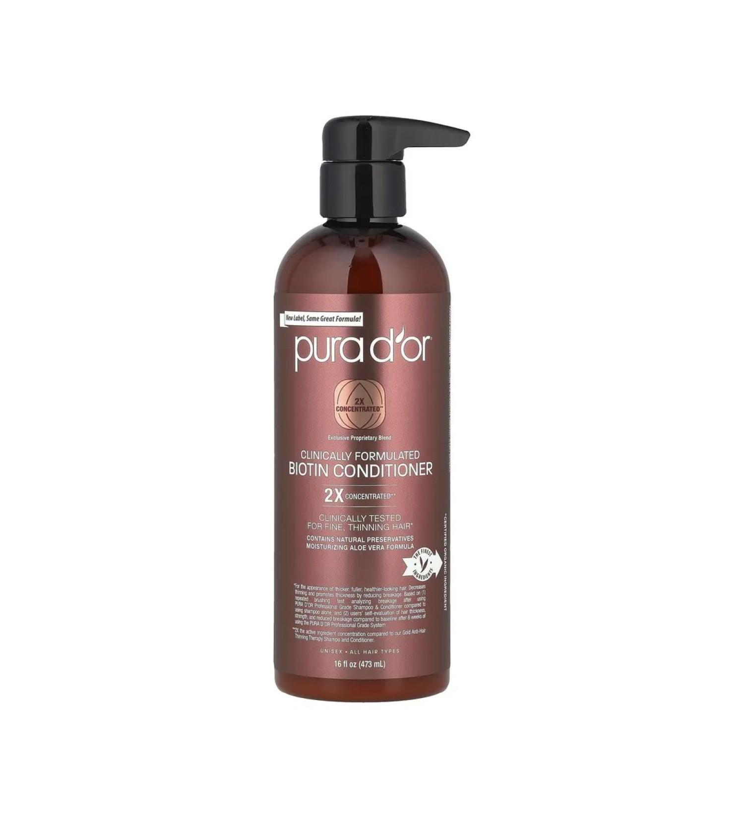 PURA D'OR Air conditioning with biotin for all hair types