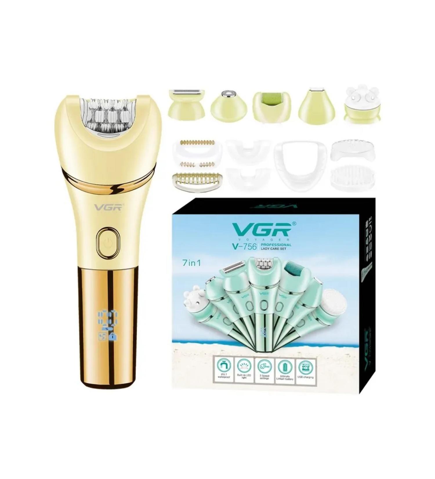 Multifunctional epilator 7V1 in green - Buy Online on GoSupps.com