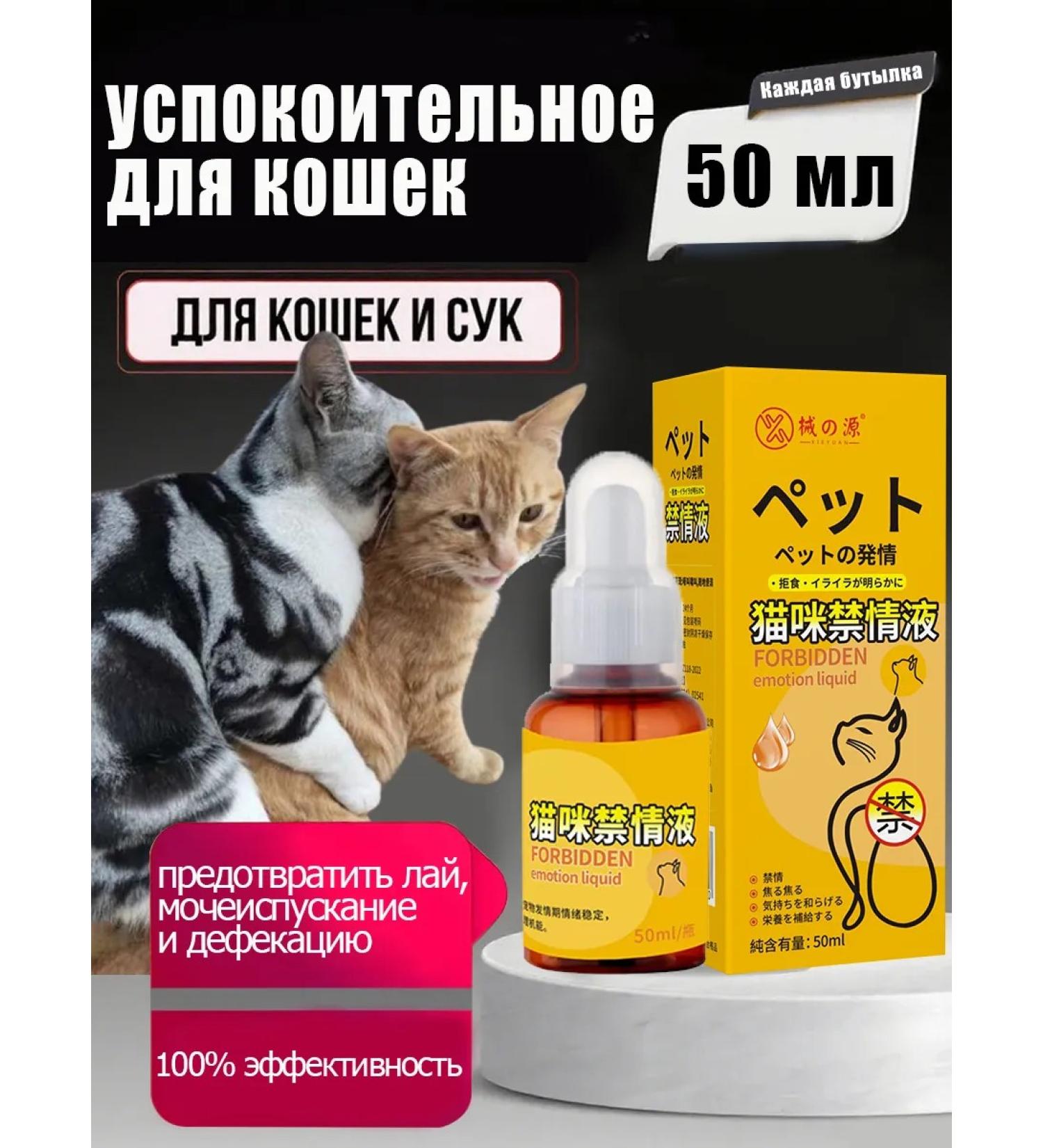 Antisex drops for cats from estrus Sedding 50ml - Buy Online on GoSupps.com