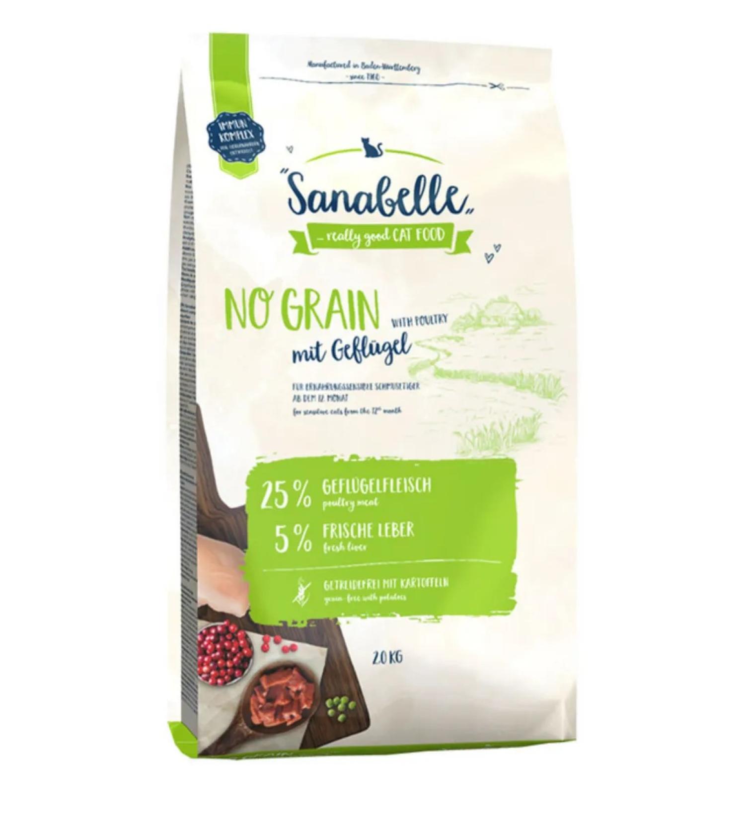 Sanabelle Adult cat feed no grain without grain 2 kg