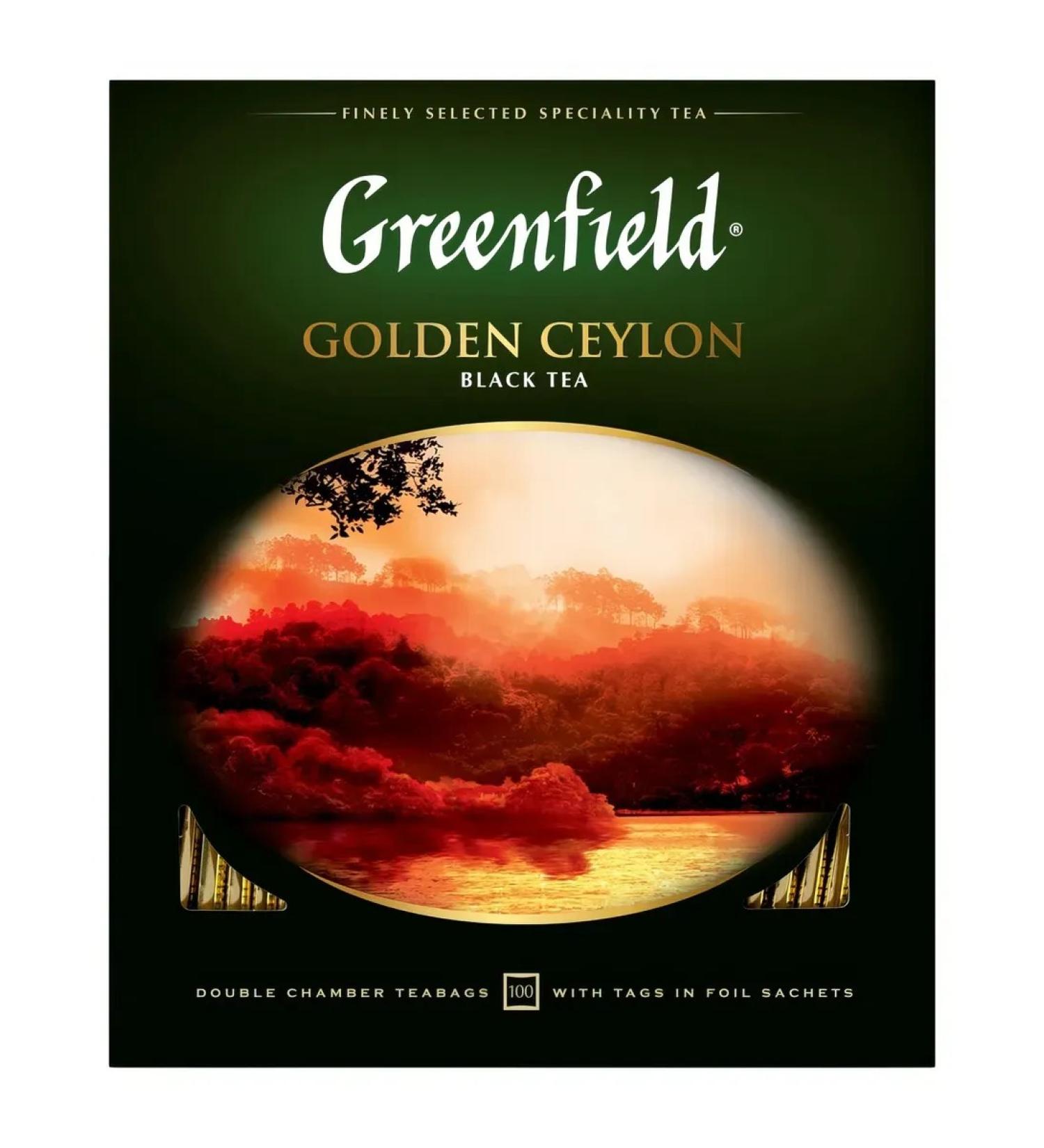 Greenfield Golden Ceylon tea black (2g x 100pcs) 200g - Buy Online on GoSupps.com