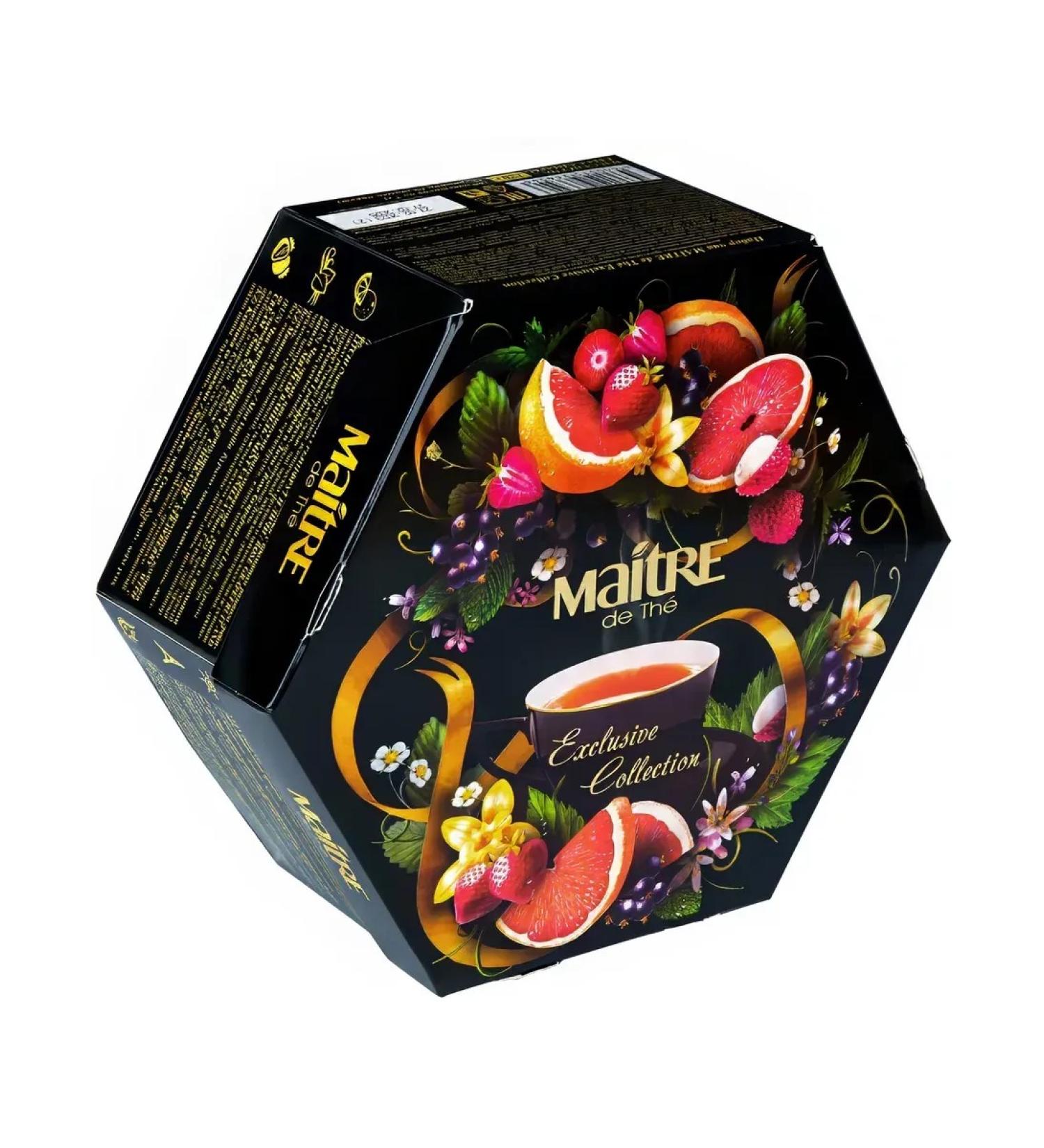 Maitre de The Gift Assortment Exclusive Collection 12 tastes 120g - Buy Online on GoSupps.com