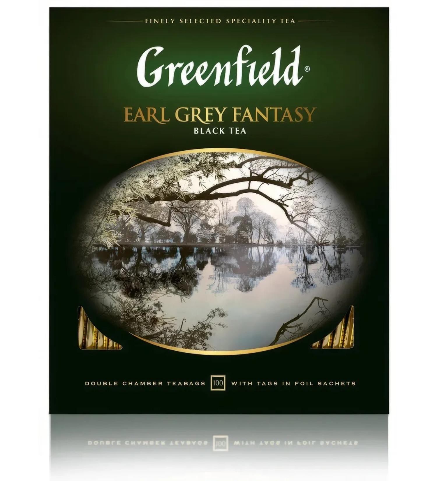 Greenfield Earl Grey Fantasy Tea (2g x 100pcs) 200g - Buy Online on GoSupps.com