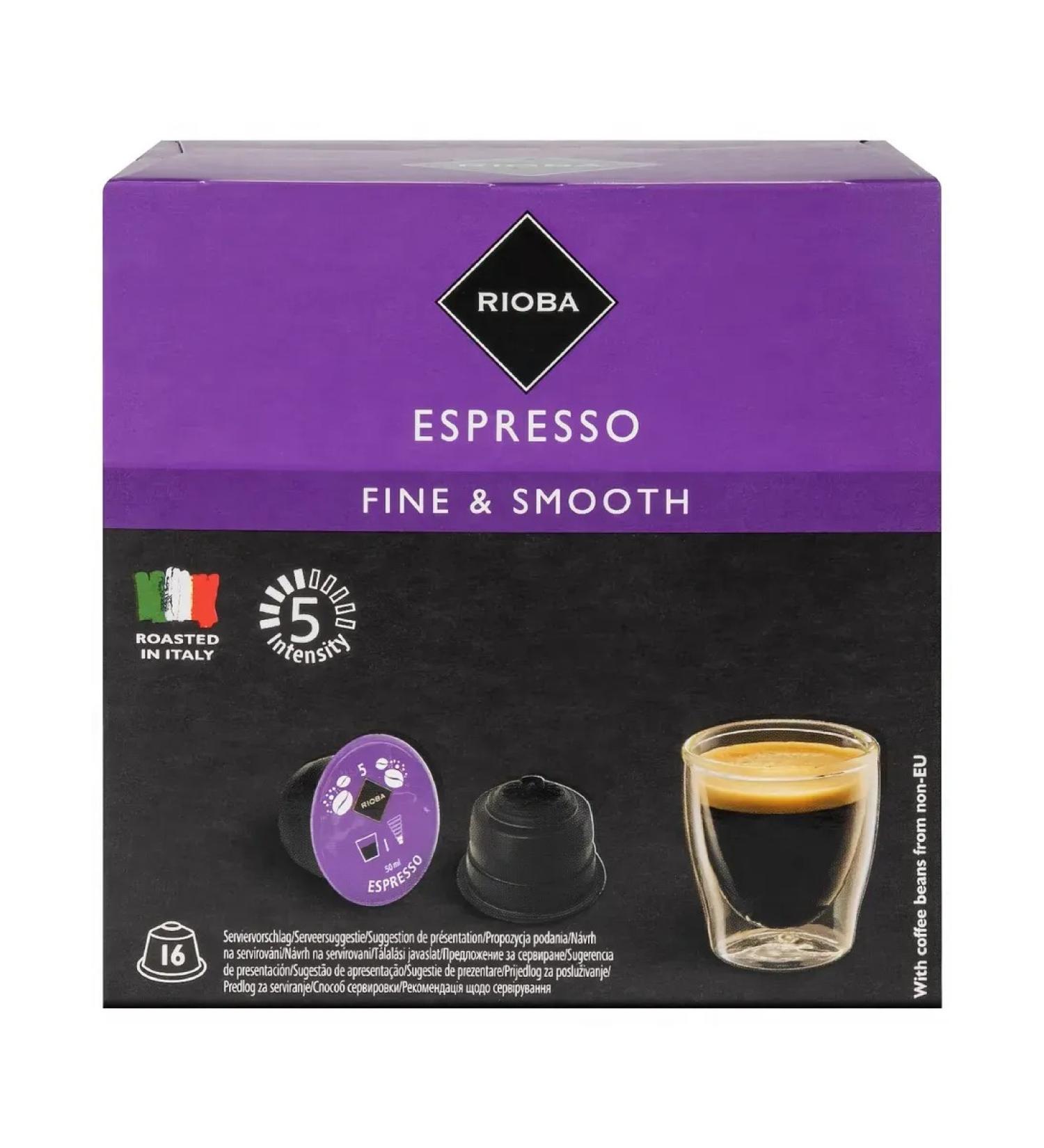 RIOBA Coffee in Dolce Gusto Espresso 16pcs 112g - Buy Online on GoSupps.com