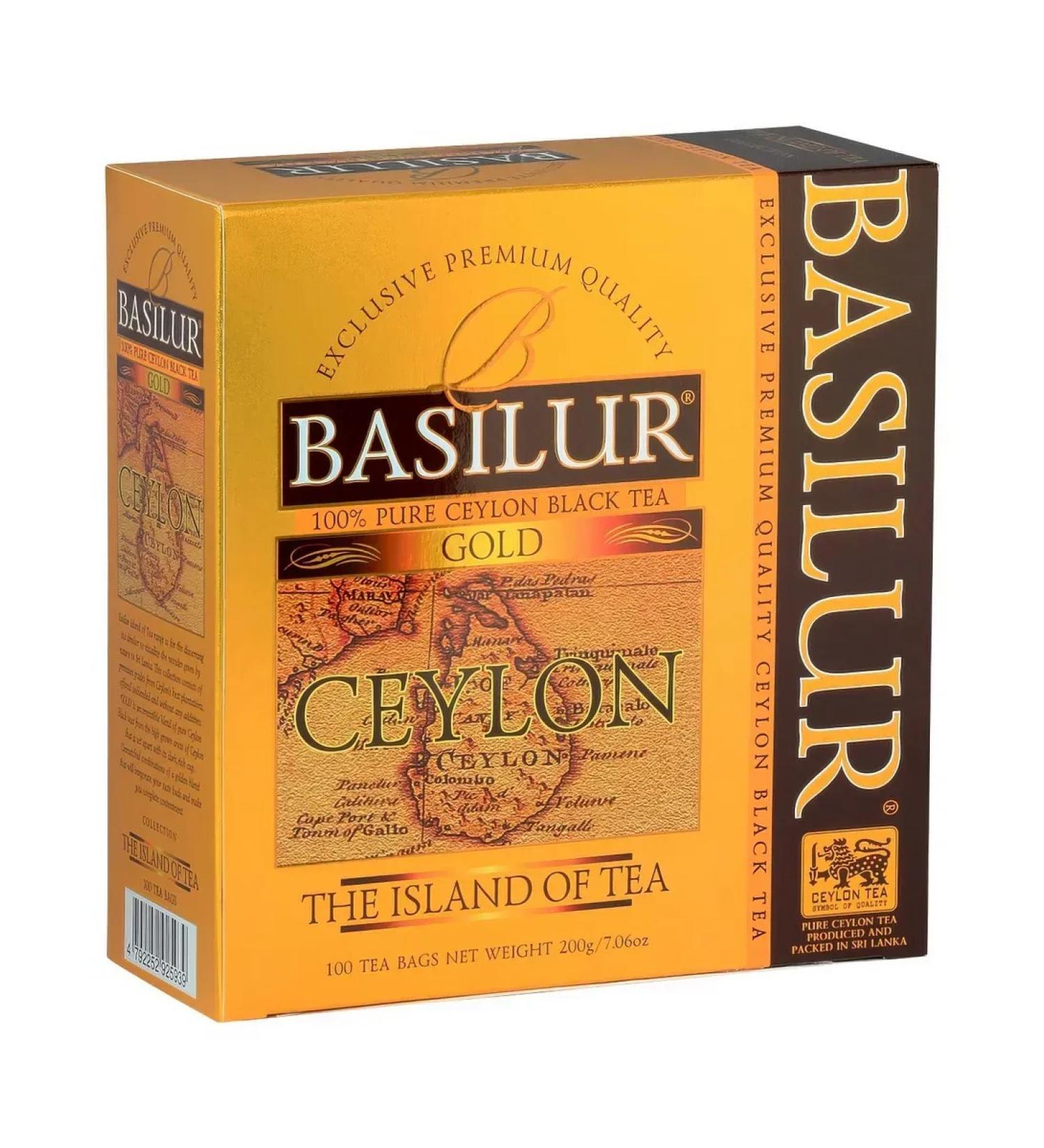 Basilur Ceylon tea black (2g x 100pcs) 200g - Buy Online on GoSupps.com