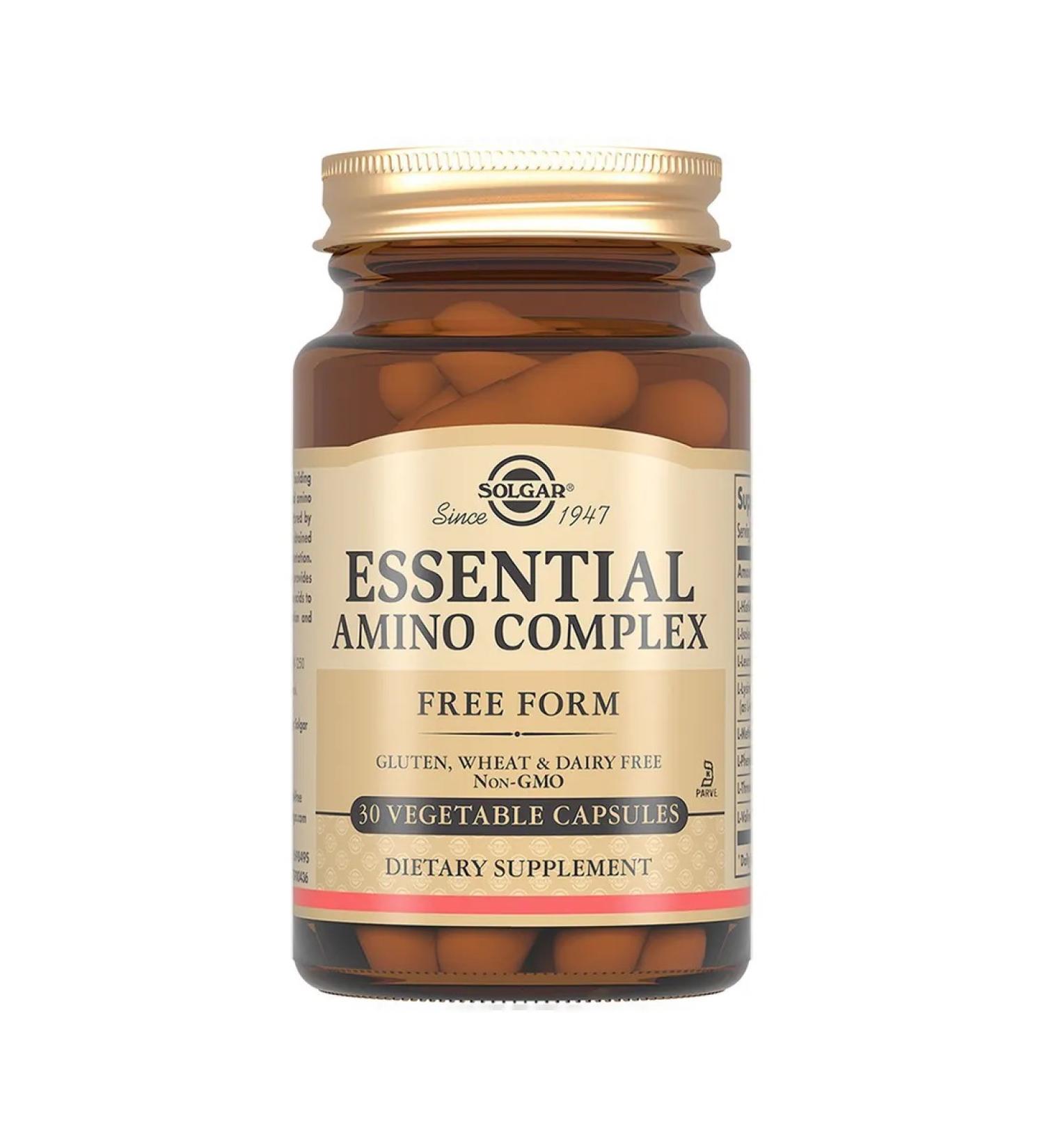 Complex of the main amino acids Solgar Solgar 30pc -1 units - Buy Online on GoSupps.com