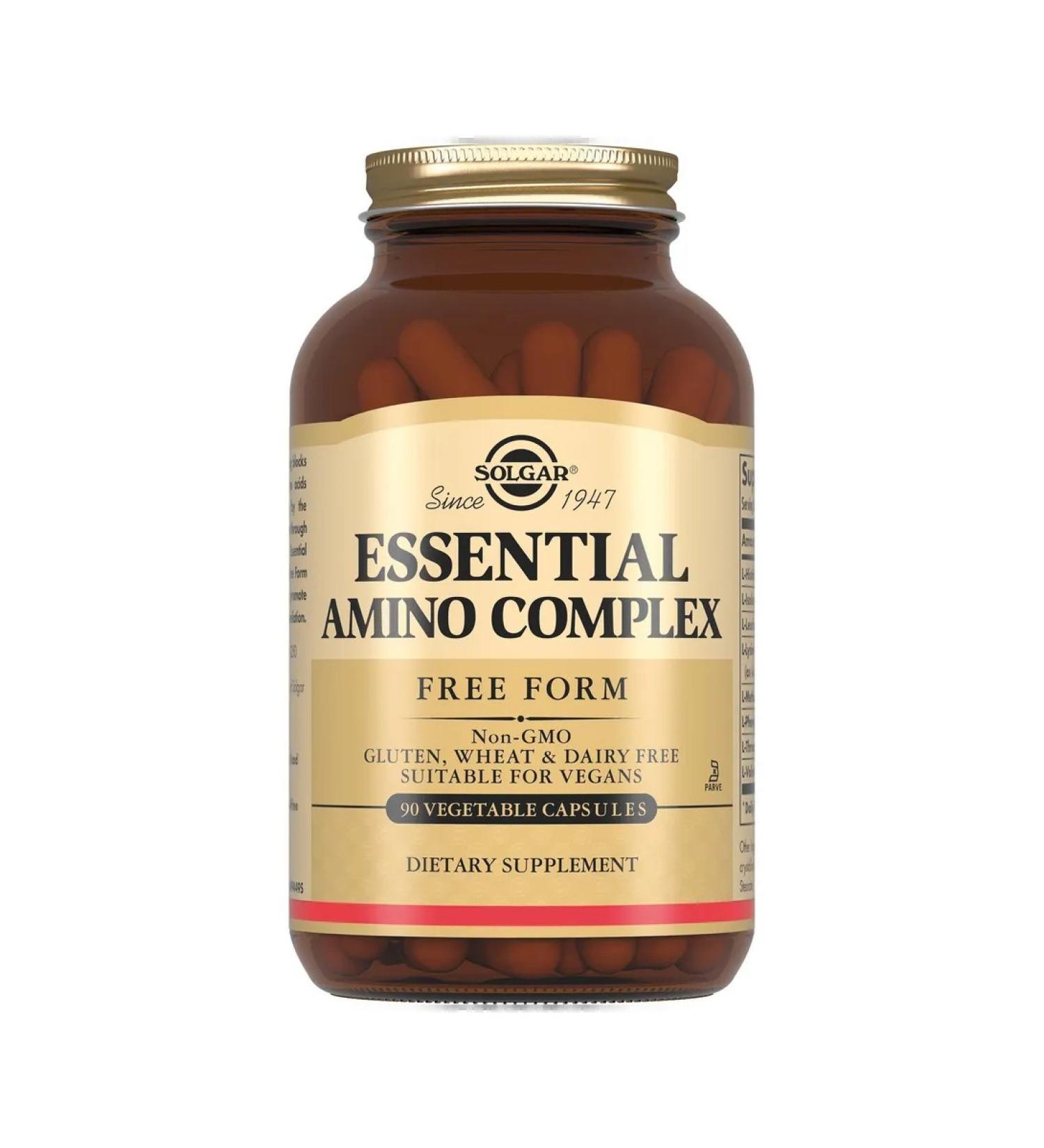 SOLGAR Complex of the main amino acids 843 mg 90pc -1 units - Buy Online on GoSupps.com