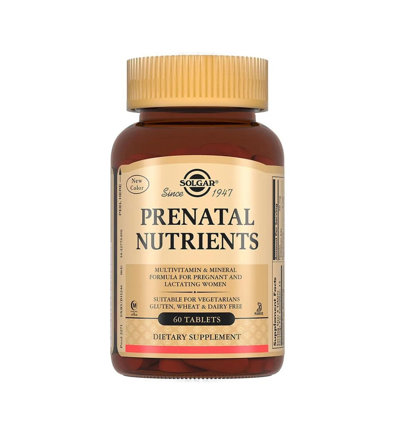 Prenatabs Solgar Solgar tablets 1743 mg 60pc -1 units - Buy Online on GoSupps.com