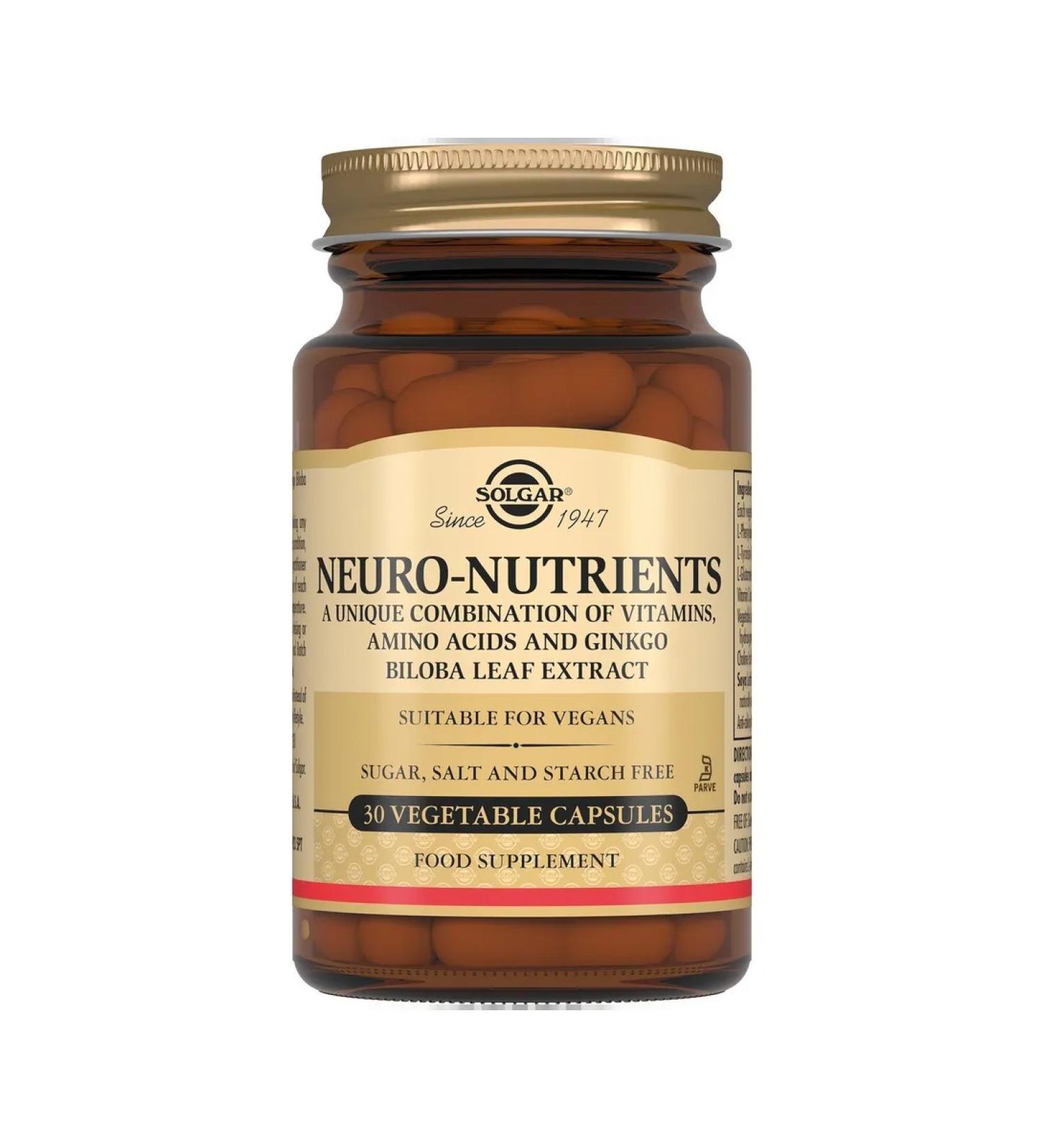 Neronutrians Solgar Solgar Capsules 970mg 30pc -1 units - Buy Online on GoSupps.com