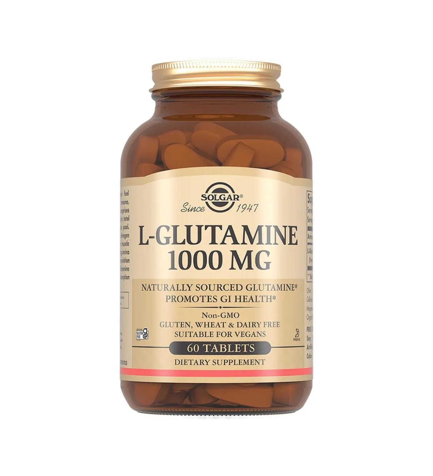 L -l -lutamine Solgar Solgar tablets 1000mg 60pc -1 units - Buy Online on GoSupps.com