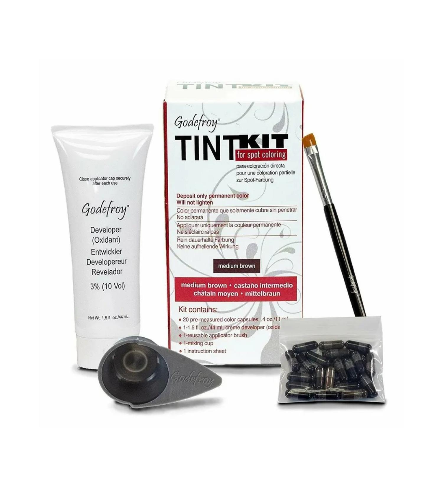 Godefroy Eyebrow tinting kit 20 capsules Light Brown (light brown) - Buy Online on GoSupps.com