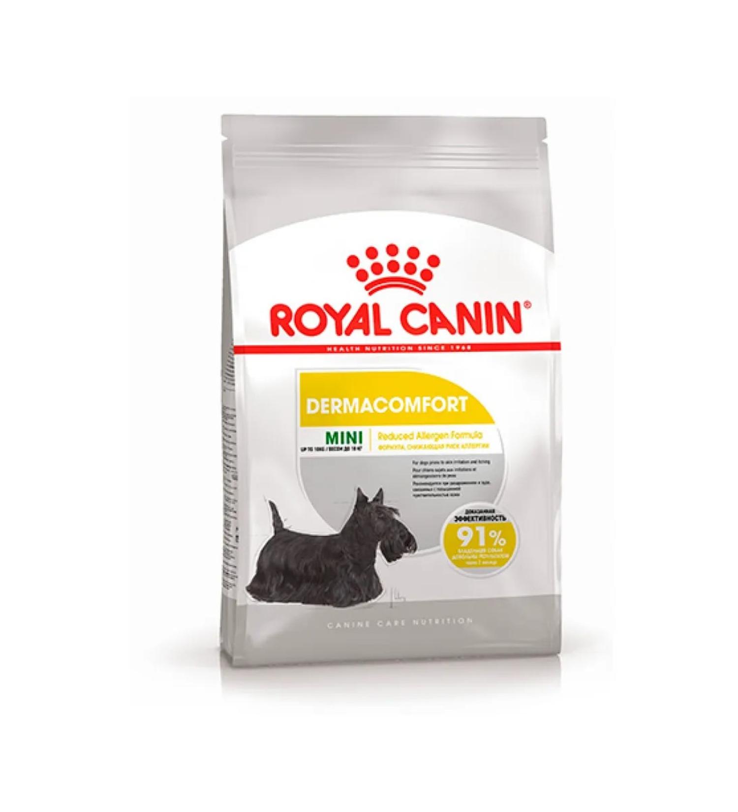 ROYAL CANIN Dry food mini dermacomfort for dog dogs 3 kg - Buy Online on GoSupps.com