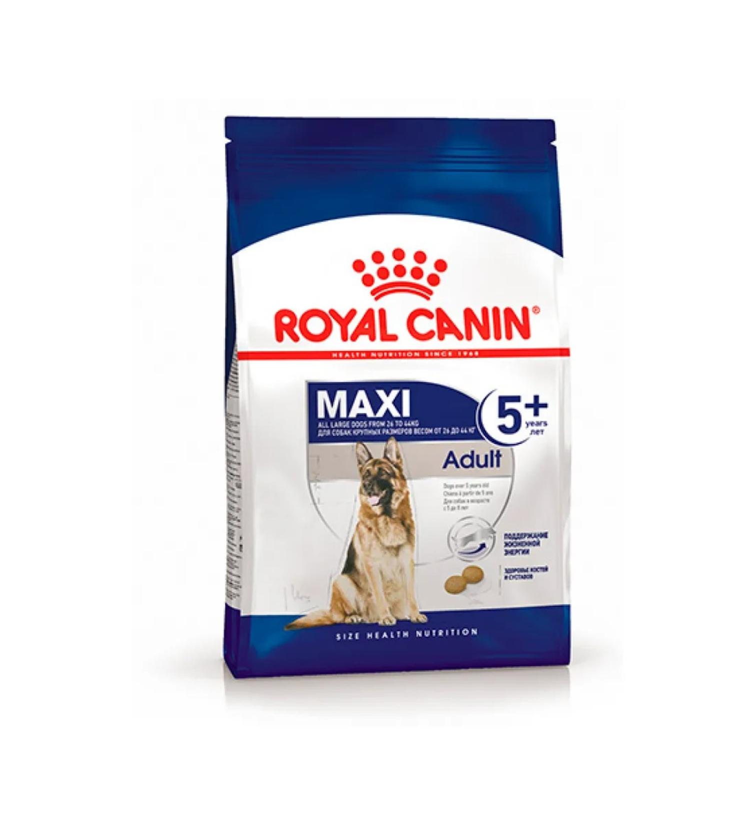 ROYAL CANIN Dry food Maxi Adult for dogs of large rocks 5+ 4 kg - Buy Online on GoSupps.com