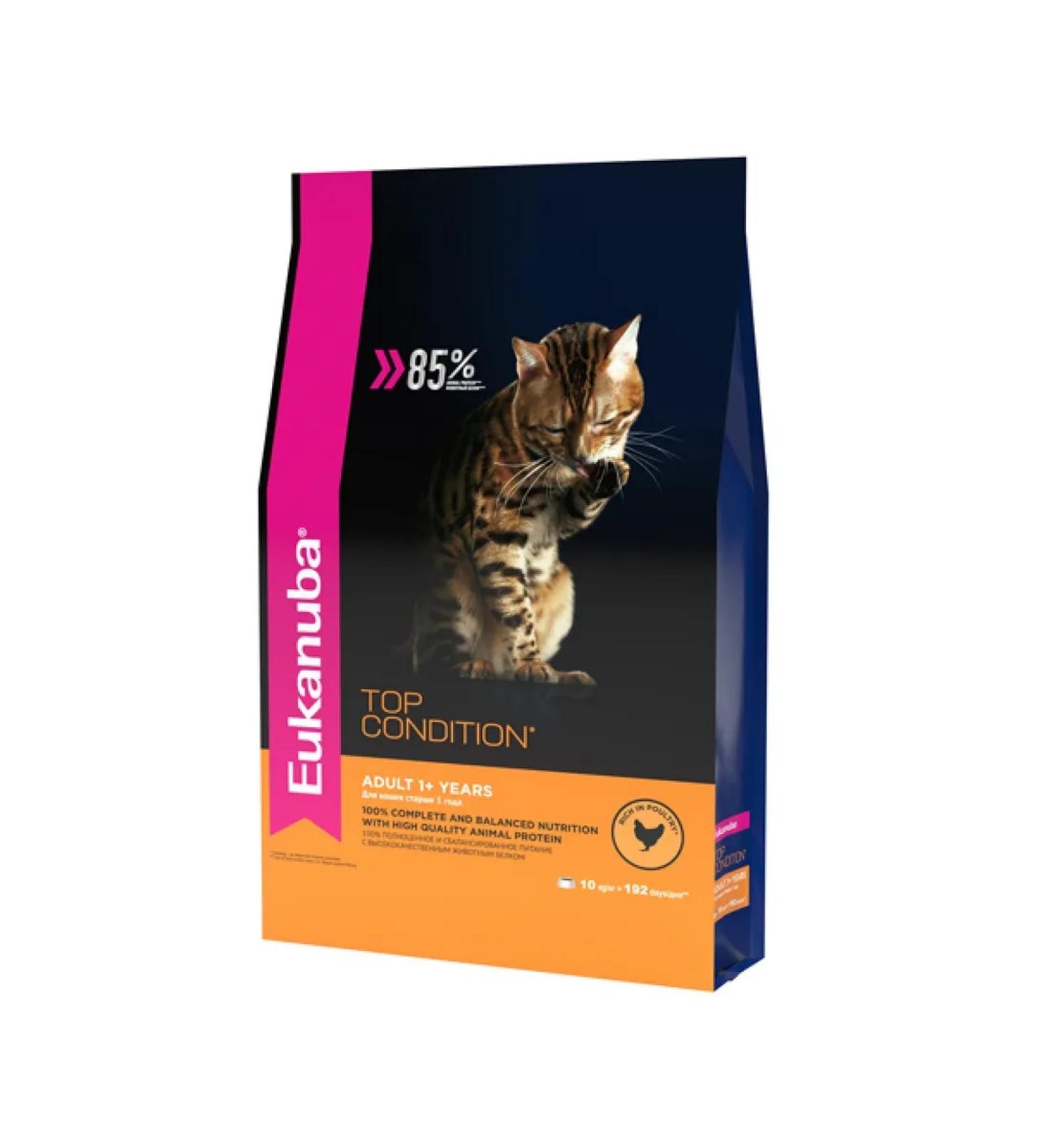 Eukanuba Dry food Adult Top Condition for Cats with Chicken 10kg