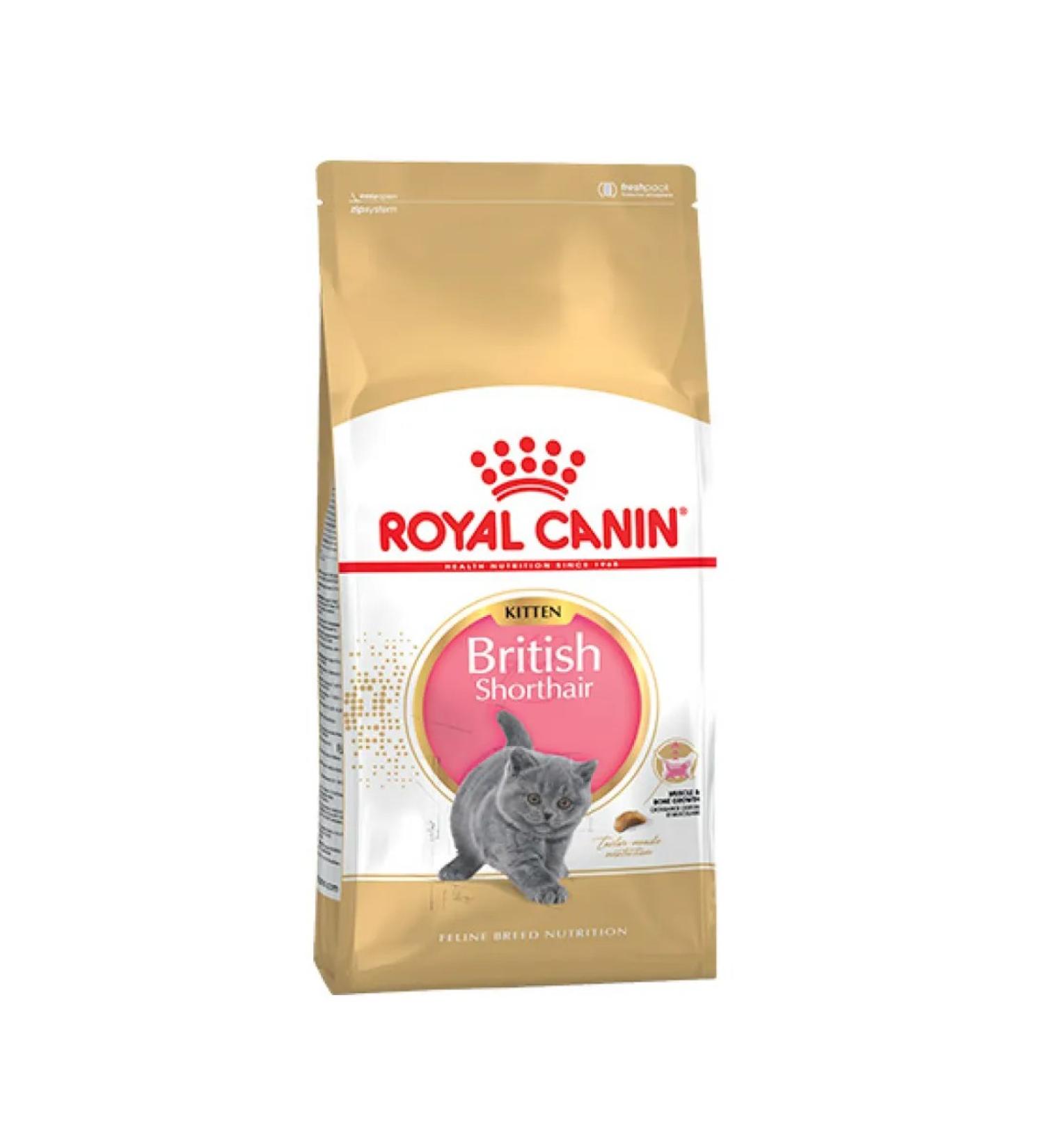 ROYAL CANIN Dry food for kittens of breeds British short -haired 2kg - Buy Online on GoSupps.com