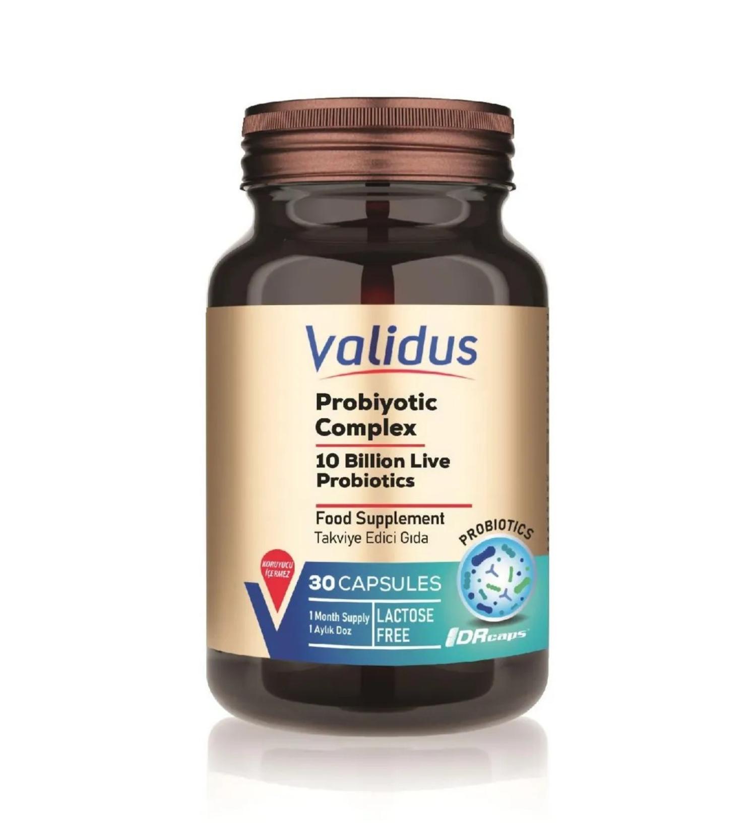 Validus Probiotic complex 30 capsules - Buy Online on GoSupps.com