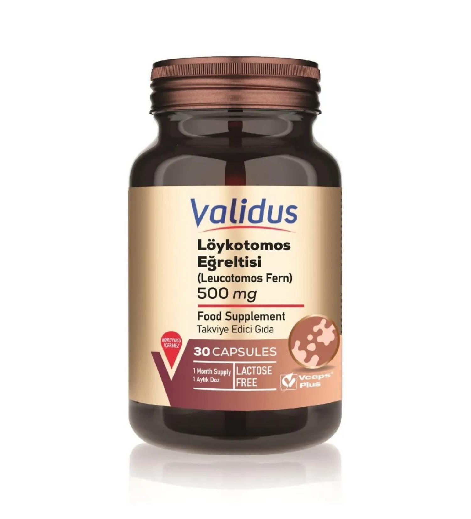 Validus Antioxidant Paporotnik Loikotos 30 capsules - Buy Online on GoSupps.com