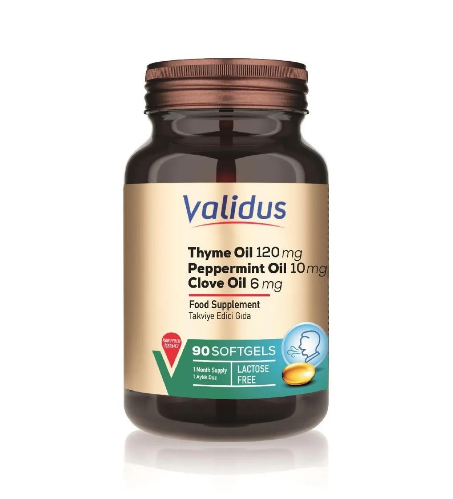 Validus Fresh breathing clove + oregano + mint 90 capsules - Buy Online on GoSupps.com