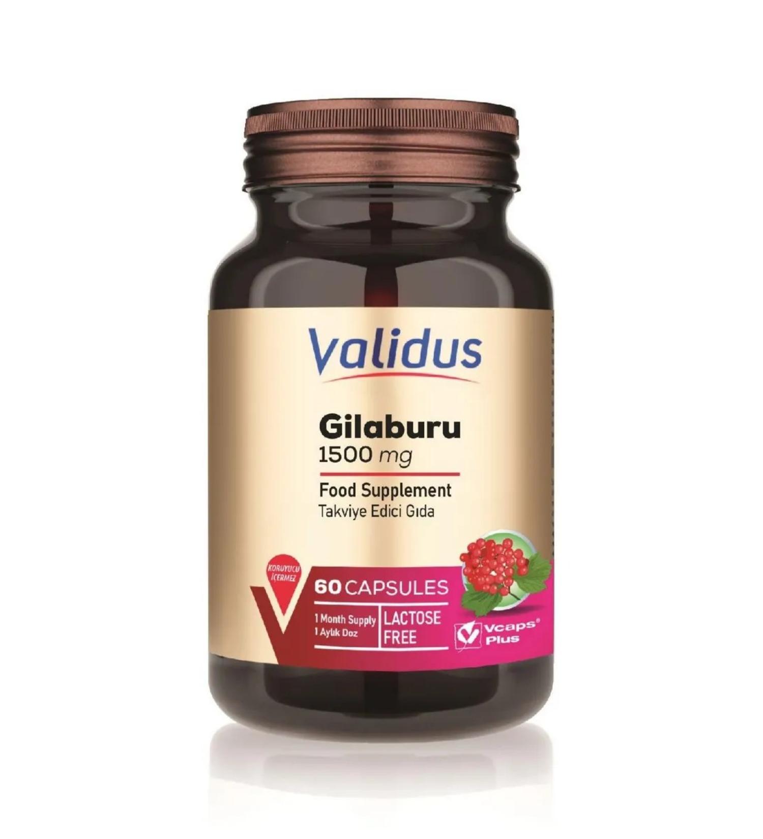 Validus Gilaburu 60 capsules - Buy Online on GoSupps.com