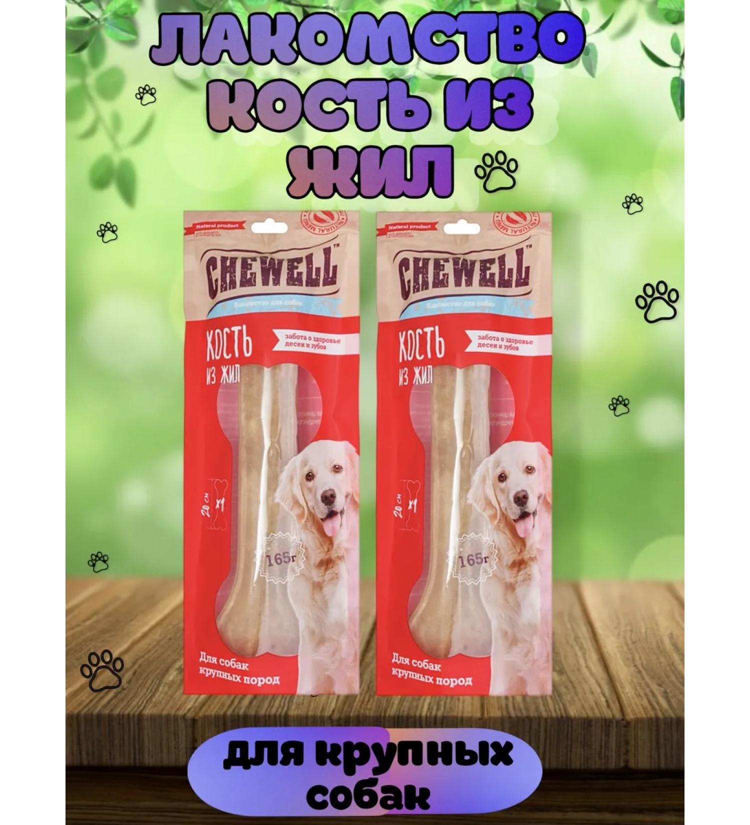 Chewell Bone bone of veins for dogs 2 pcs for 165g - Buy Online on GoSupps.com