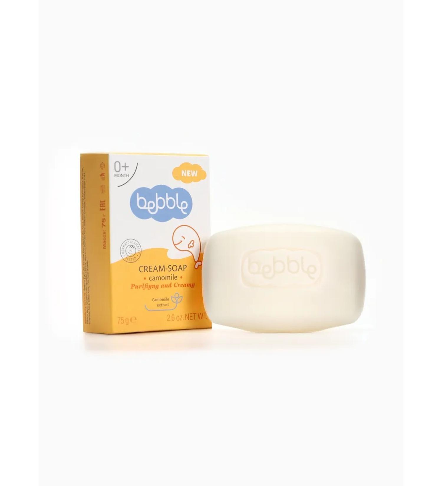 BEBBLE Cream-soap baby with chamomile aroma 75 g - Buy Online on GoSupps.com