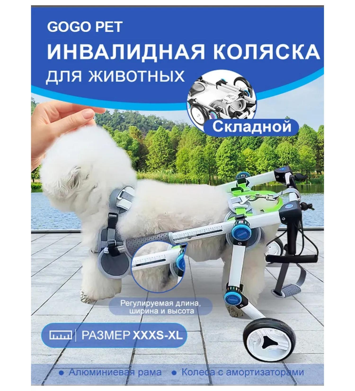 PawHaven Folding wheelchair for dogs and cats XXXS - Buy Online on GoSupps.com