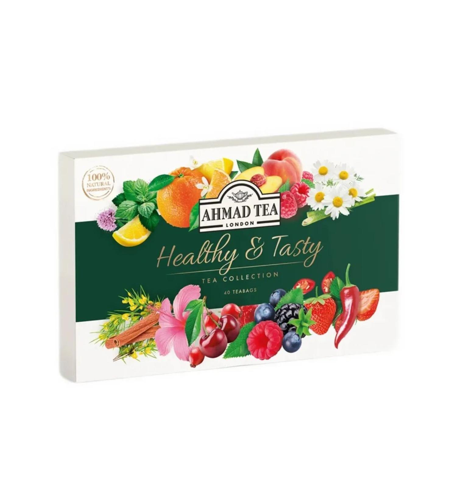 Ahmad Tea Gift set of tea Healthy & Tasty 8 tastes - Buy Online on GoSupps.com
