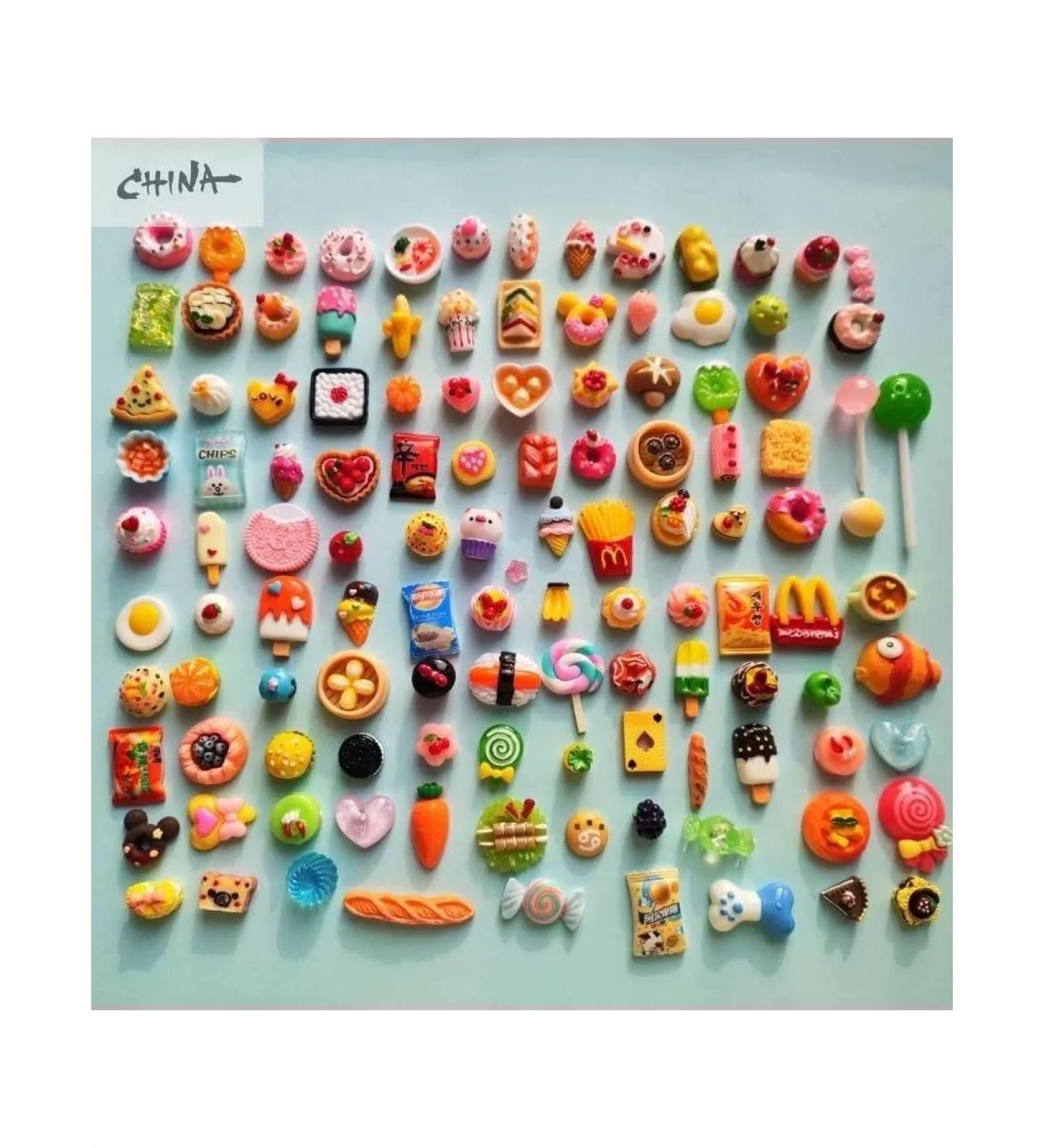 Miniature items of food and drinks for dolls Barbie 100 pcs - Buy Online on GoSupps.com