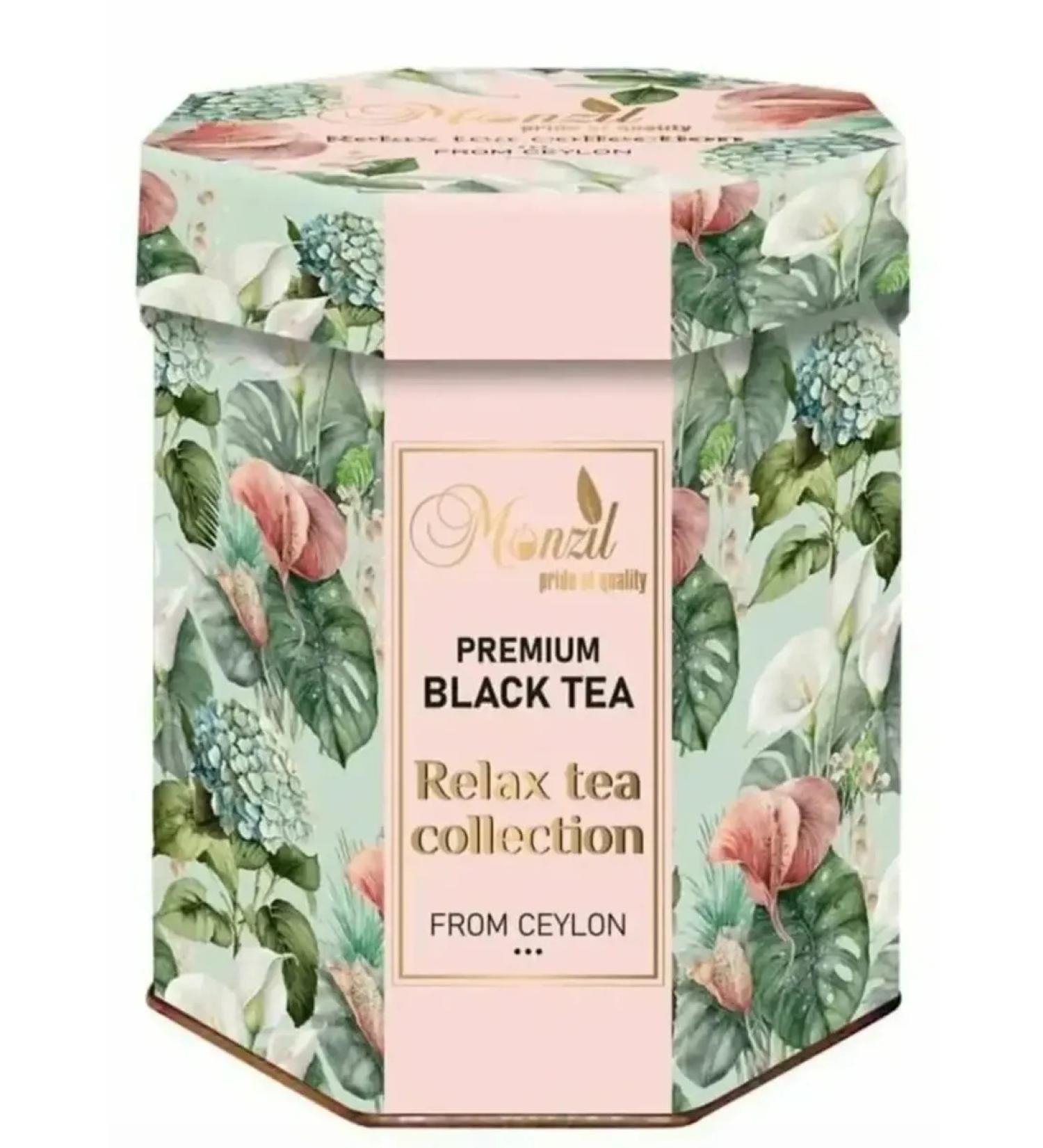 Monzil Tea of large -leaf Relax after a walk 200 g - Buy Online on GoSupps.com