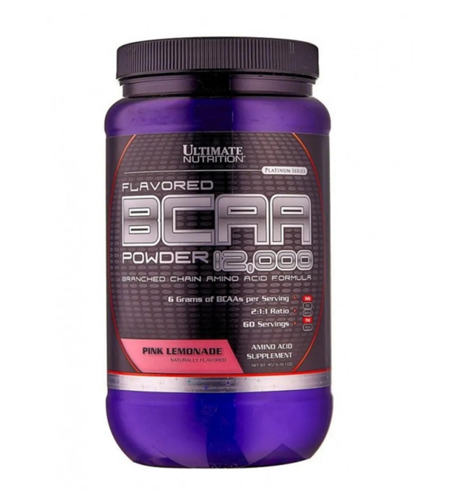 Ultimate Nutrition Flavored BCAA 12000 457 gr (pink lemonade)