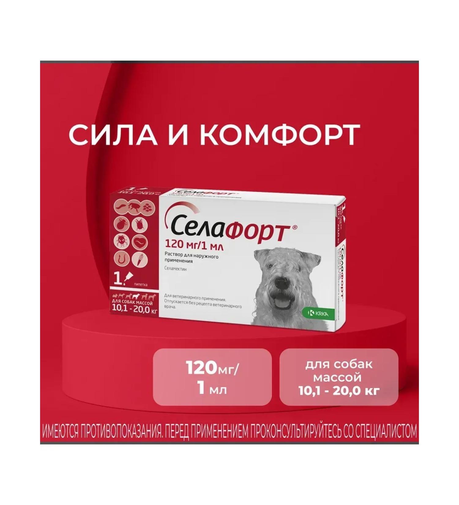 KRKA Sealess 120 mg for dogs weighing 10-20 kg - Buy Online on GoSupps.com